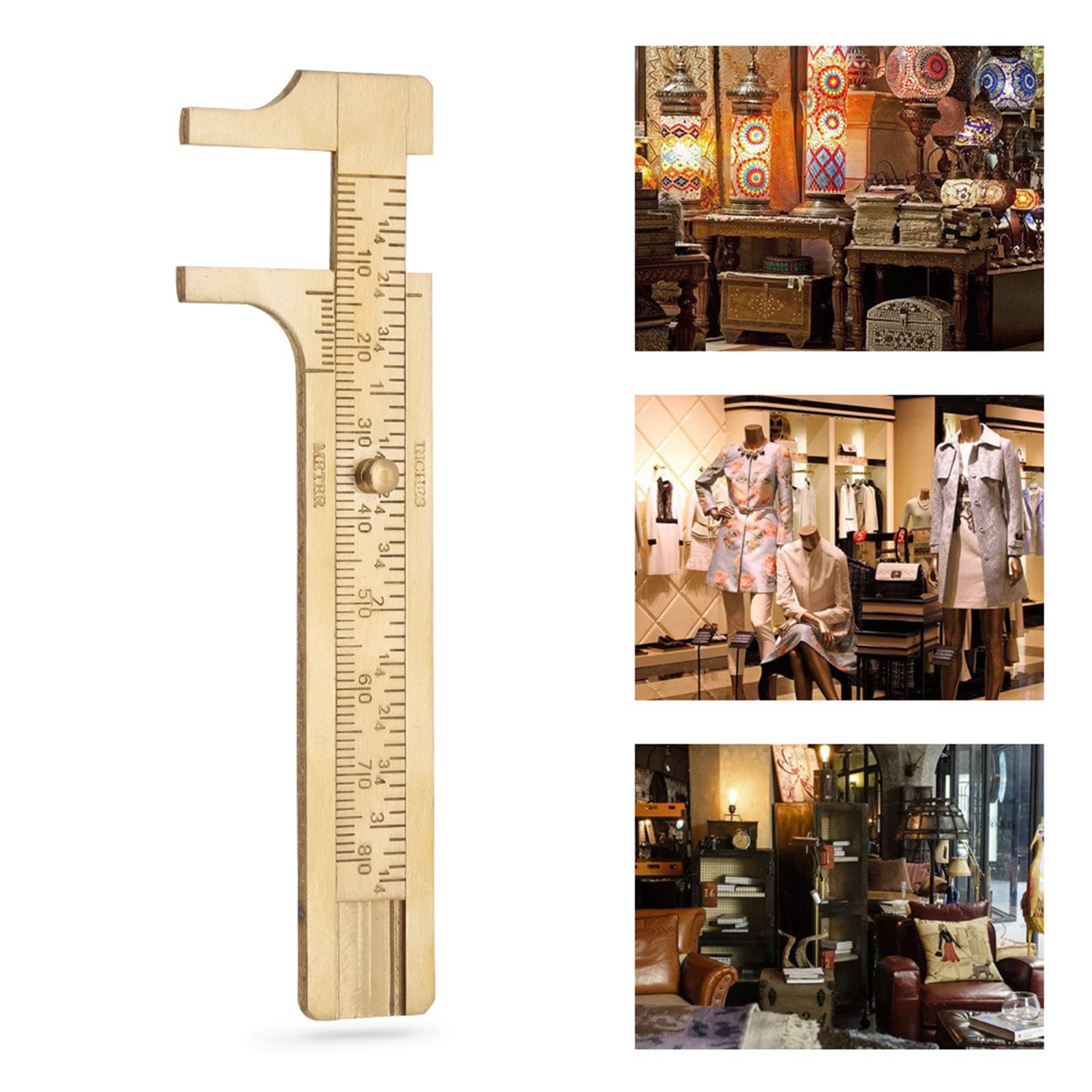 Precision Caliper Measuring Tool - 80mm Double Scale Digital Vernier Caliper for Woodworking, Metalworking & Engineering | Perfect for DIY Projects, Jewelry Making & Industrial Measurements
