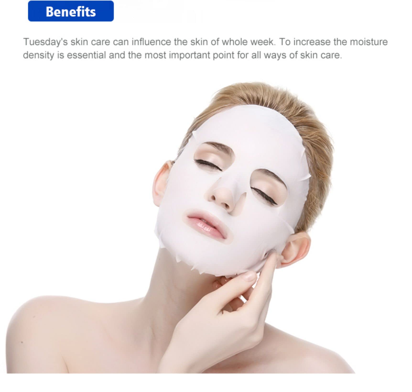 Algae & Hyaluronic Acid Facial Sheet Mask - 6 Pack (20g Each) with FREE Bio-Cellulose Under Eye Mask (5 Pack) - Hydrating & Anti-Aging Skincare for Dry Skin - Perfect for Spa Night & Self-Care Routine