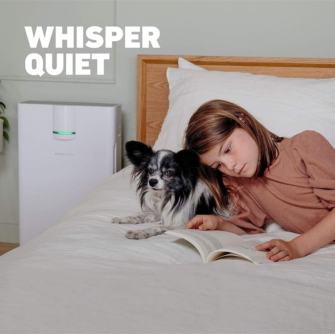 HATHASPACE HSP002 True HEPA Air Purifier for Home - 99.9% Dust, Smoke, Pet Dander, Odor & VOC Removal - Covers 1500 Sq. Ft - Quiet Air Cleaner with Smart Sensor - Ideal for Bedroom, Living Room & Large Spaces - Perfect for Allergy & Asthma Relief