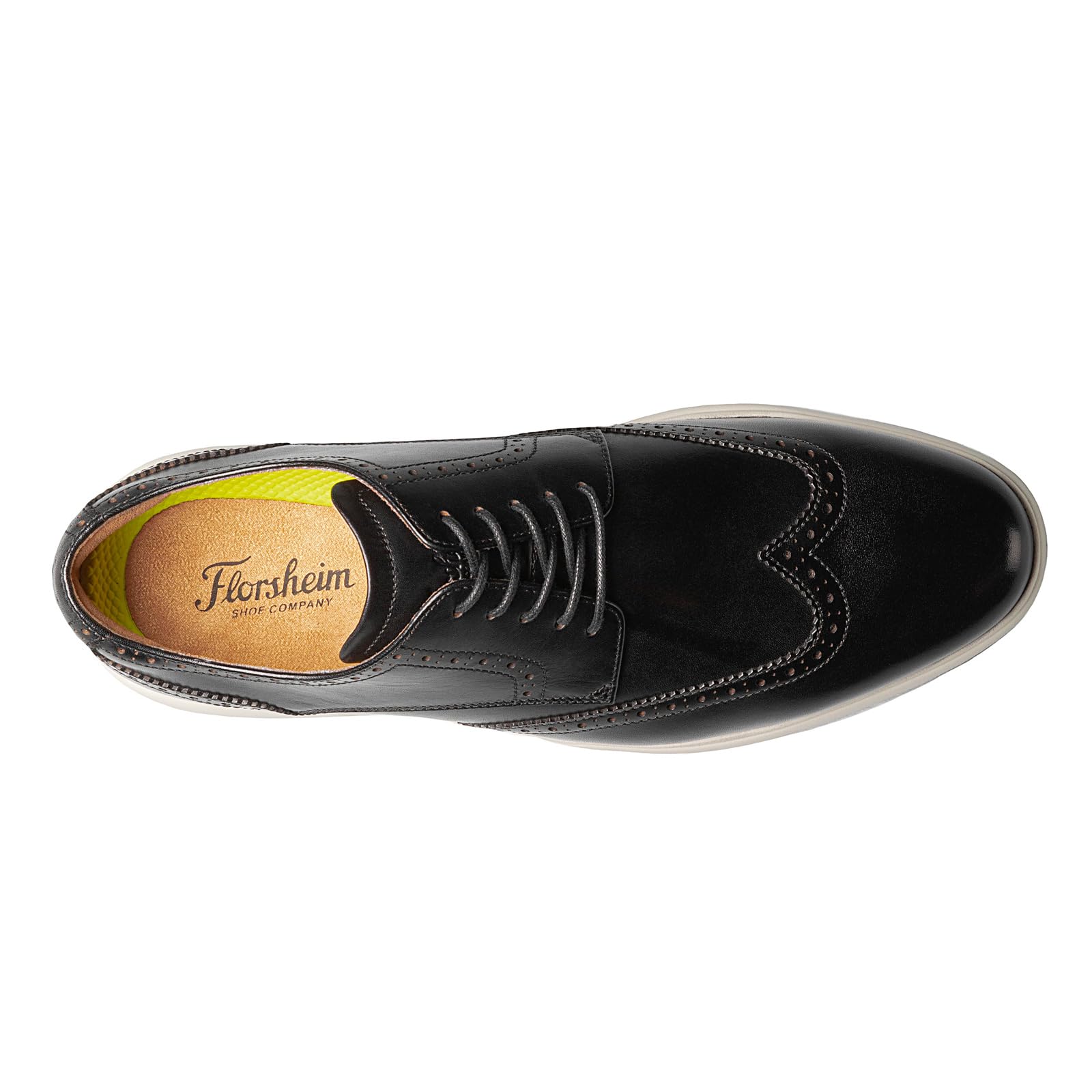 Florsheim Men's Dash Wingtip Oxford Dress Shoes - Classic Wingtip Design for Business & Formal Occasions - Perfect for Office, Weddings & Special Events