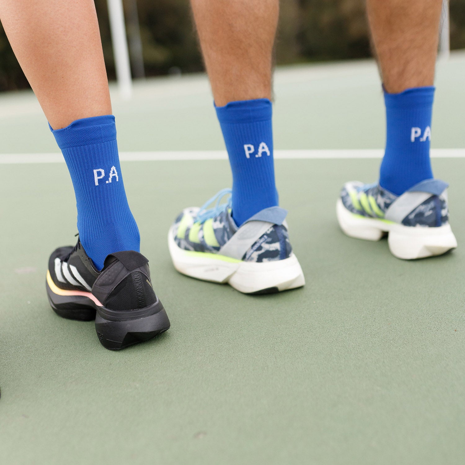 Adidas x Pace Athletic Crew Socks for Men & Women - Comfortable Unisex Sports Socks for Running, Gym & Everyday Wear
