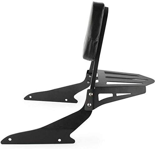 Sissy Bar Backrest with Luggage Rack for Suzuki Boulevard M109R M109R2 M109RZ Limited Boss - Motorcycle Passenger Comfort & Storage Solution for Long Rides & Touring