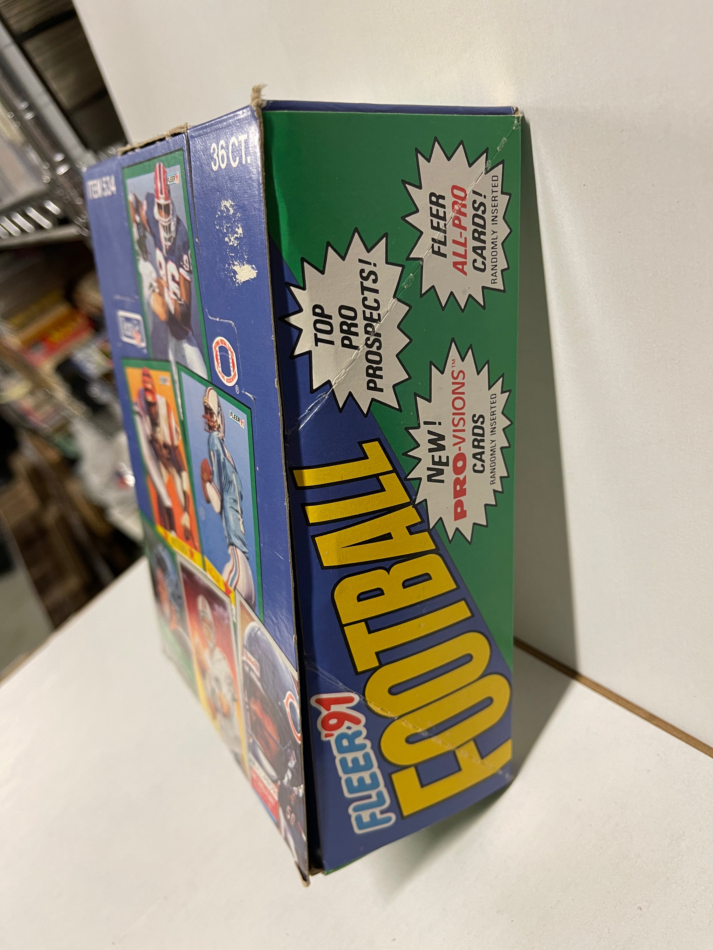 1991 Fleer Football Cards - 36 Pack Box | Complete Set for Collectors & Enthusiasts | Perfect for Trading, Gifts & Display