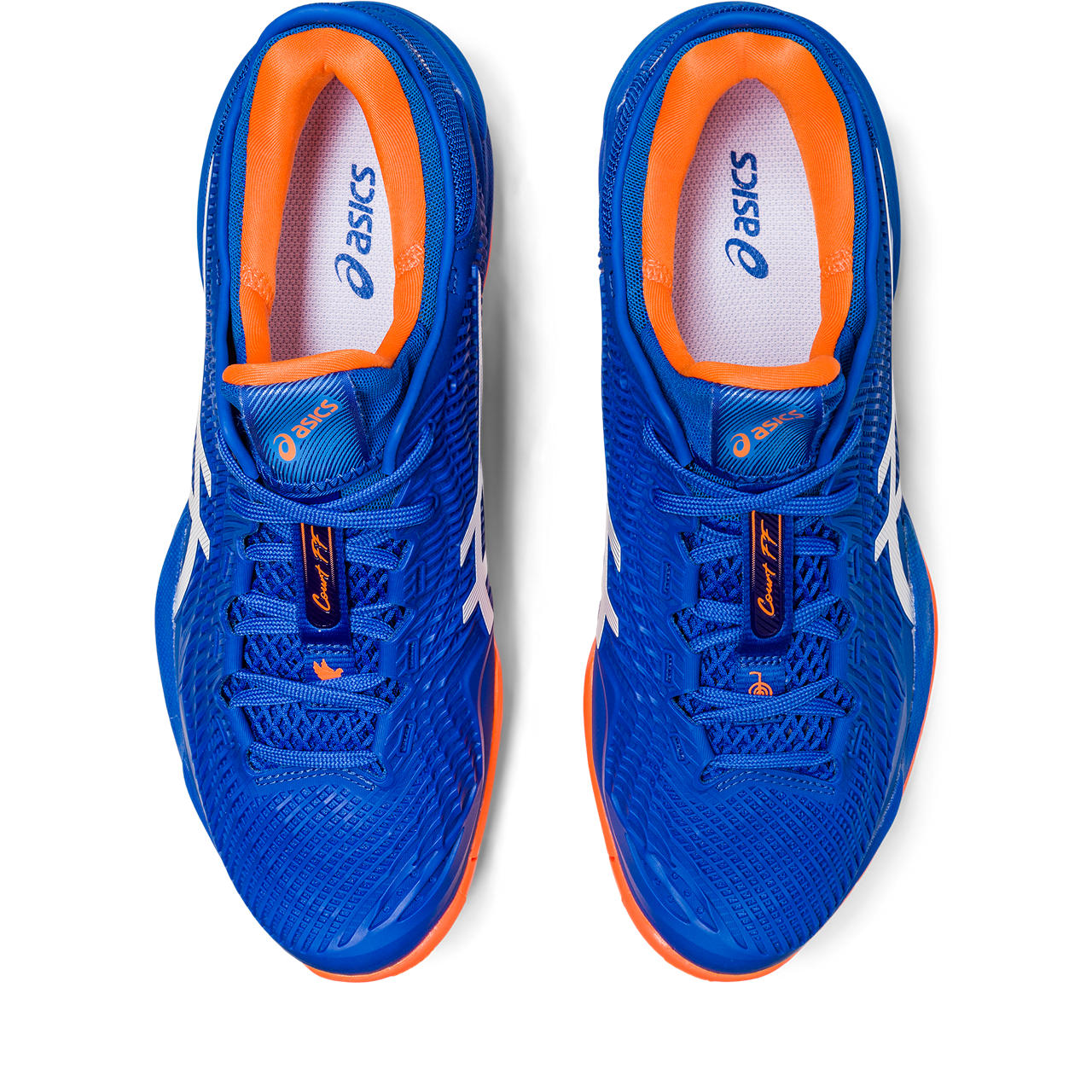 ASICS Court FF 3 Novak Men's Tennis Shoes - Lightweight Performance Sneakers for Hard Court Play (Blue/White) | Ideal for Competitive Matches & Training Sessions