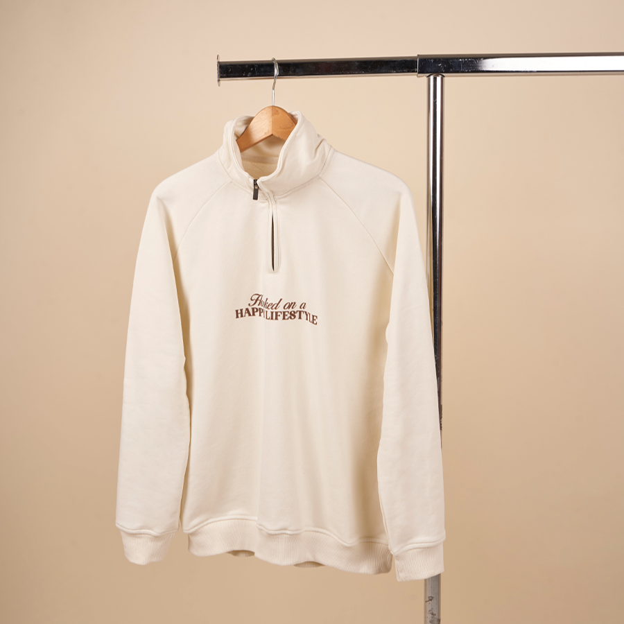 Men's Half Zip Hooked Crudo Pullover - Lightweight & Stylish for Outdoor Activities & Casual Wear
