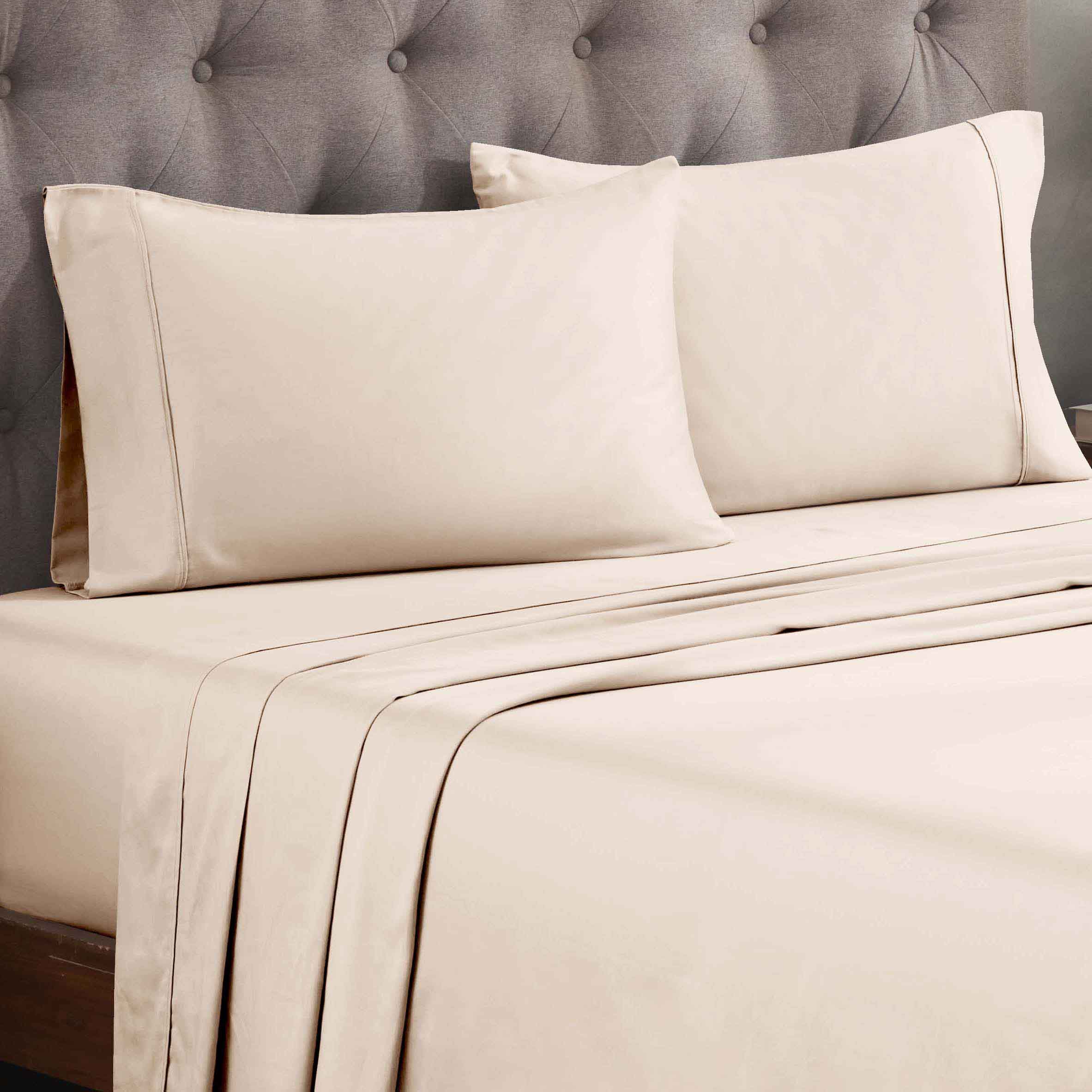 Premium 300 Thread Count Egyptian Cotton Bed Sheet Set - Soft, Breathable & Durable for Ultimate Comfort - Perfect for Luxury Bedrooms & Hotels