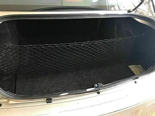 Premium Elastic Mesh Trunk Organizer Cargo Net for Chrysler 300 (2005-2010) | Envelope-Style Sedan Storage | Heavy-Duty Vehicle Carrier & Organizer | Perfect for Road Trips, Groceries & Luggage Storage