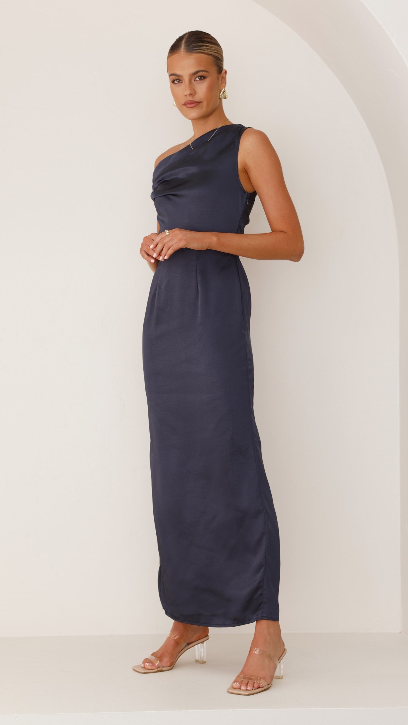 Harlowe Maxi Dress for Women - Navy Blue Flowy Long Dress for Summer, Beach, and Casual Wear | Comfortable & Stylish Boho Chic Outfit