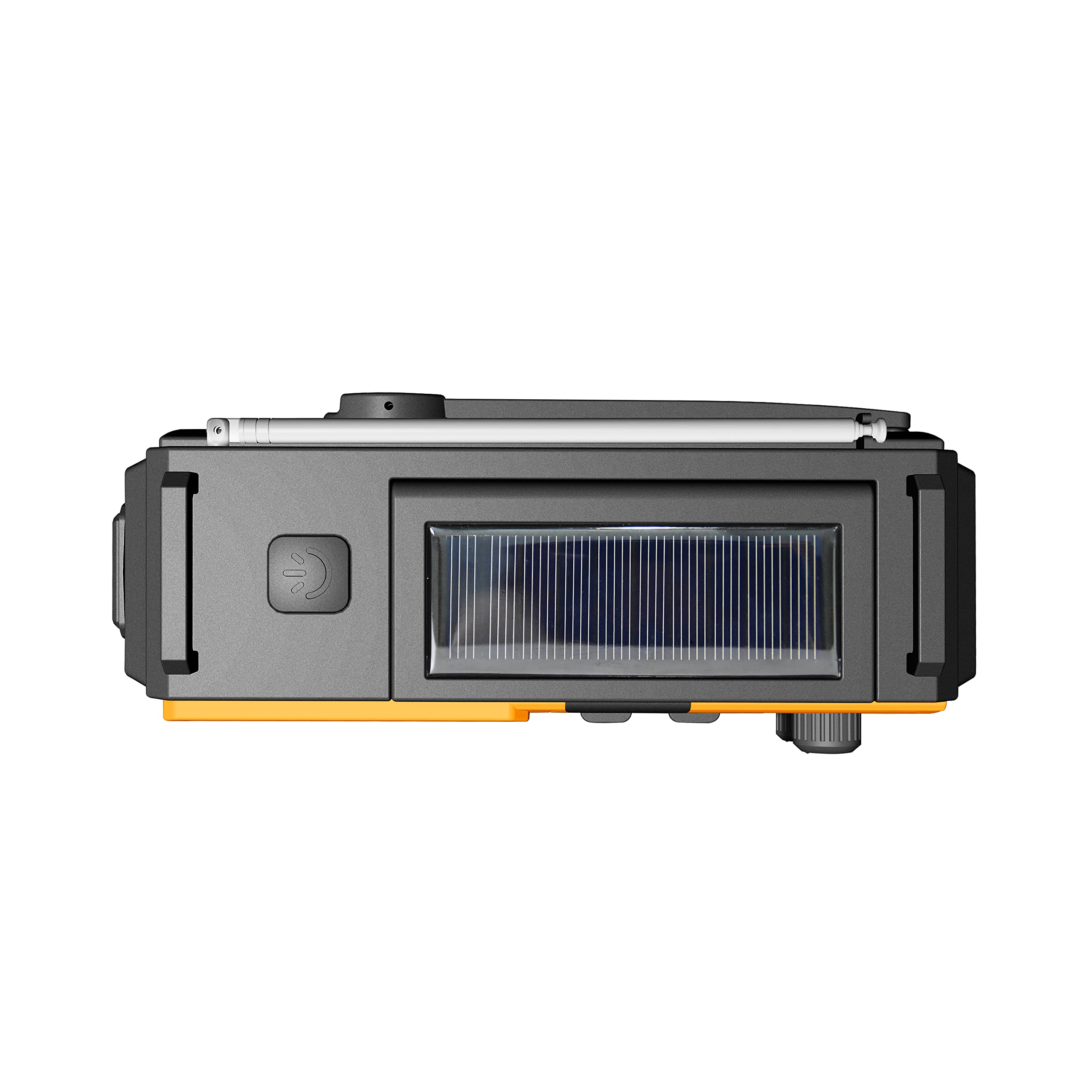Kaito Voyager V3 Emergency Radio - Solar, Hand Crank, Battery & USB Powered AM/FM NOAA Weather Alert Radio with LED Flashlight & 4000mAh Phone Charger (Yellow) - Perfect for Camping, Hiking, and Emergency Preparedness