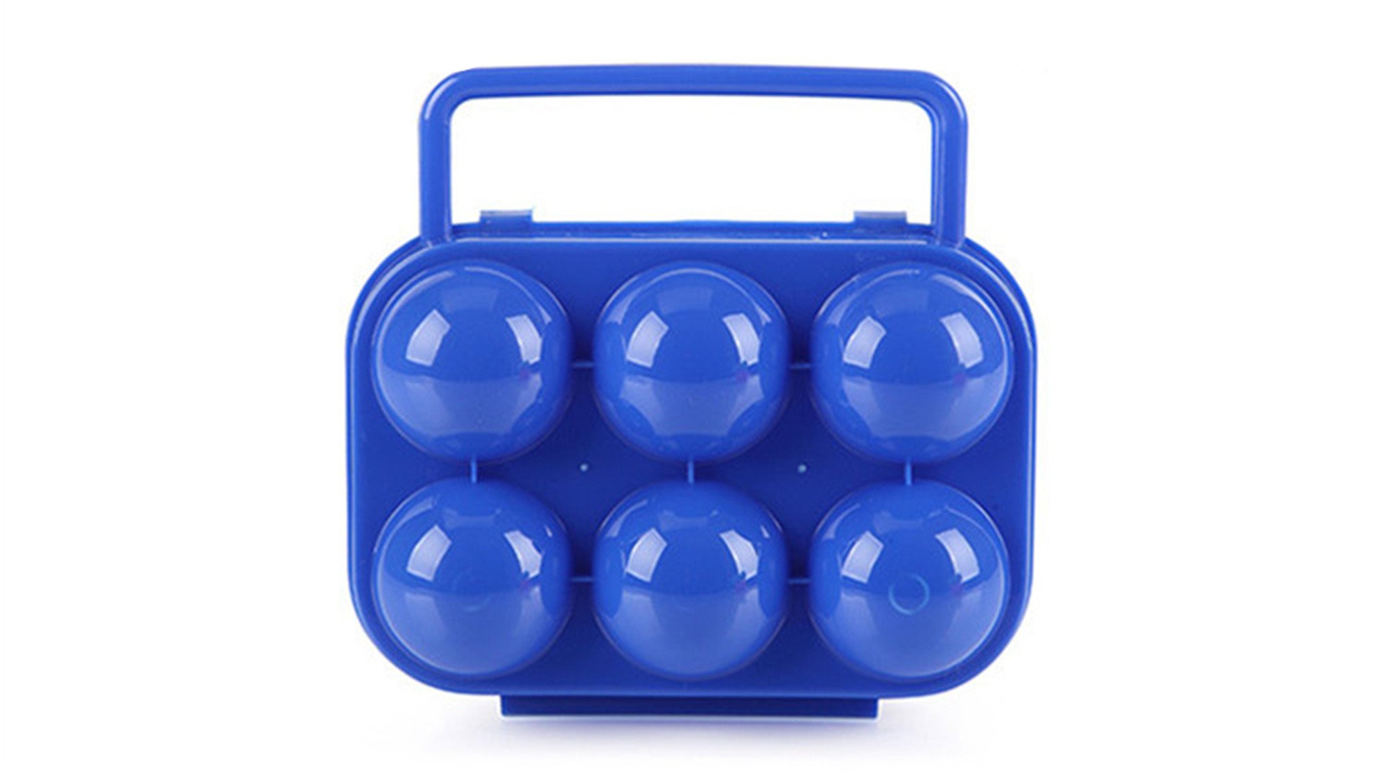 6 Grids Egg Holders - Shockproof Durable Egg Cartons with Lid for Refrigerator, Large Capacity Egg Storage Container for Kitchen, Camping, Picnic & Travel - Perfect for Home, Outdoor & Food Organization