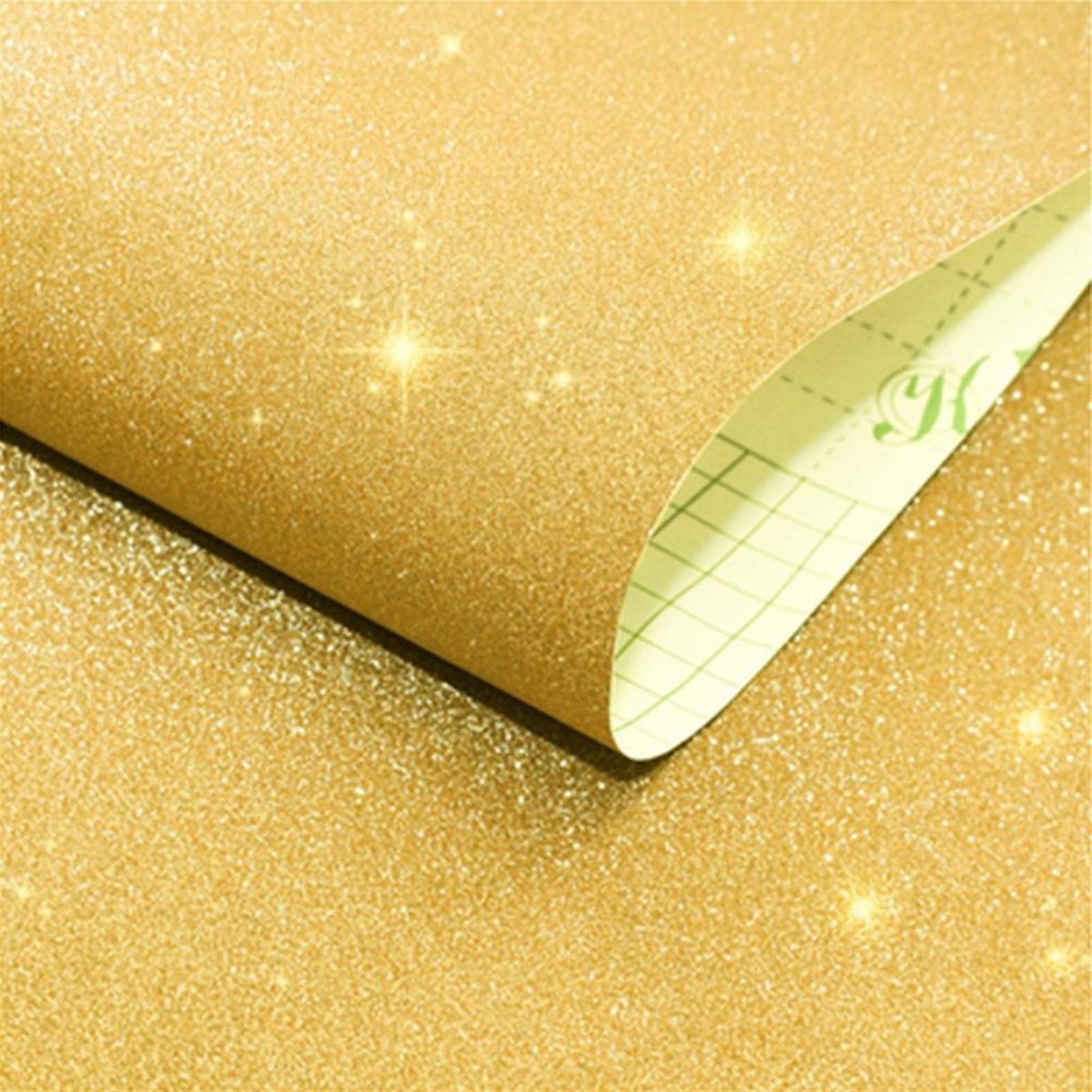 Kengbi Multi-Purpose Self-Adhesive Wallpaper - Glitter Shiny Wall Decoration for DIY Home Decor | Creative Luxury Gift Box Packaging for Birthdays & Special Occasions | Perfect for Bedroom, Living Room & Office Wall Stickers