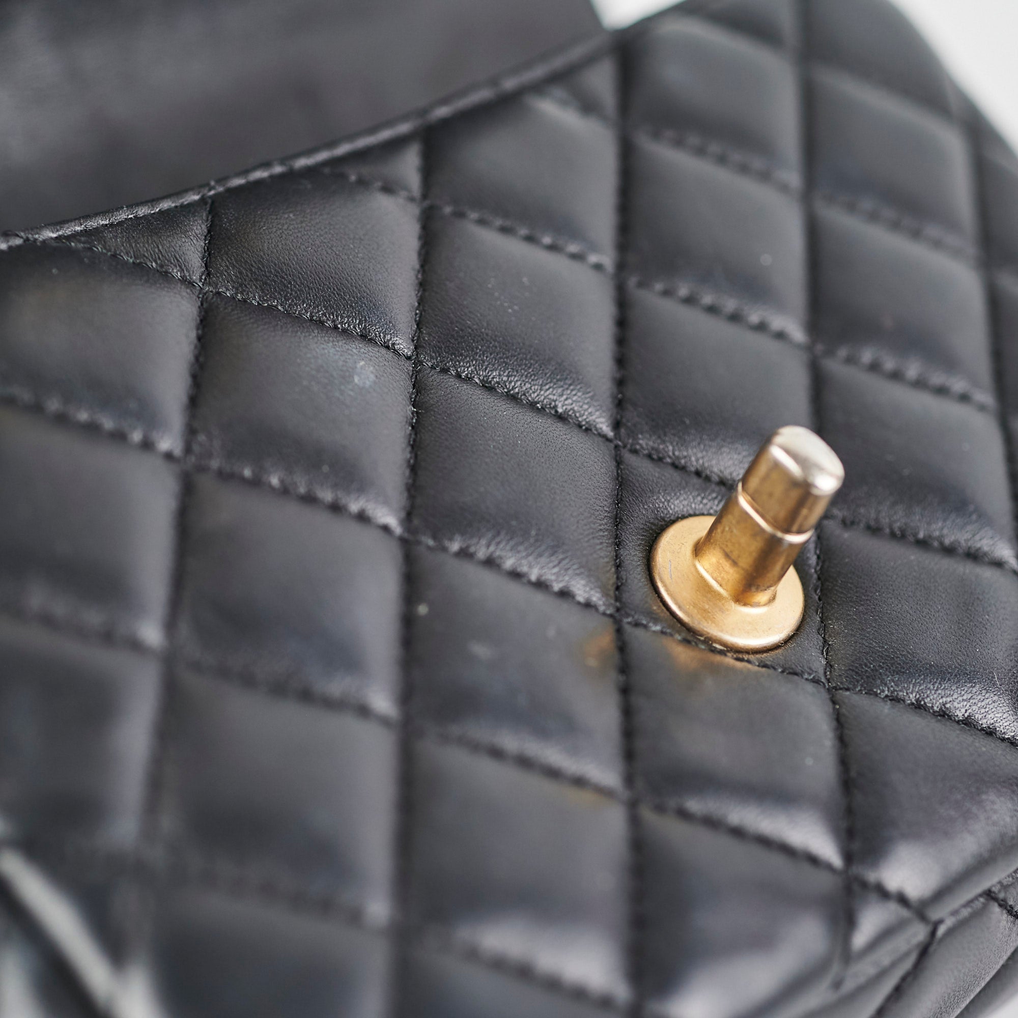 Chanel Seasonal Square Flap Bag - Genuine Lambskin Leather in Classic Black | Perfect for Evening Events & Luxury Fashion Accessories