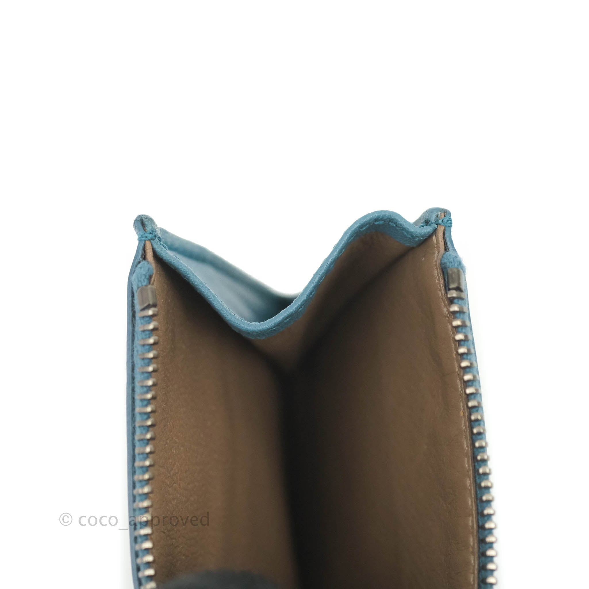Bottega Veneta Intrecciato Leather Card Holder Wallet - Petrol Blue Luxury Slim RFID Blocking for Men & Women | Perfect for Everyday Use, Travel & Business