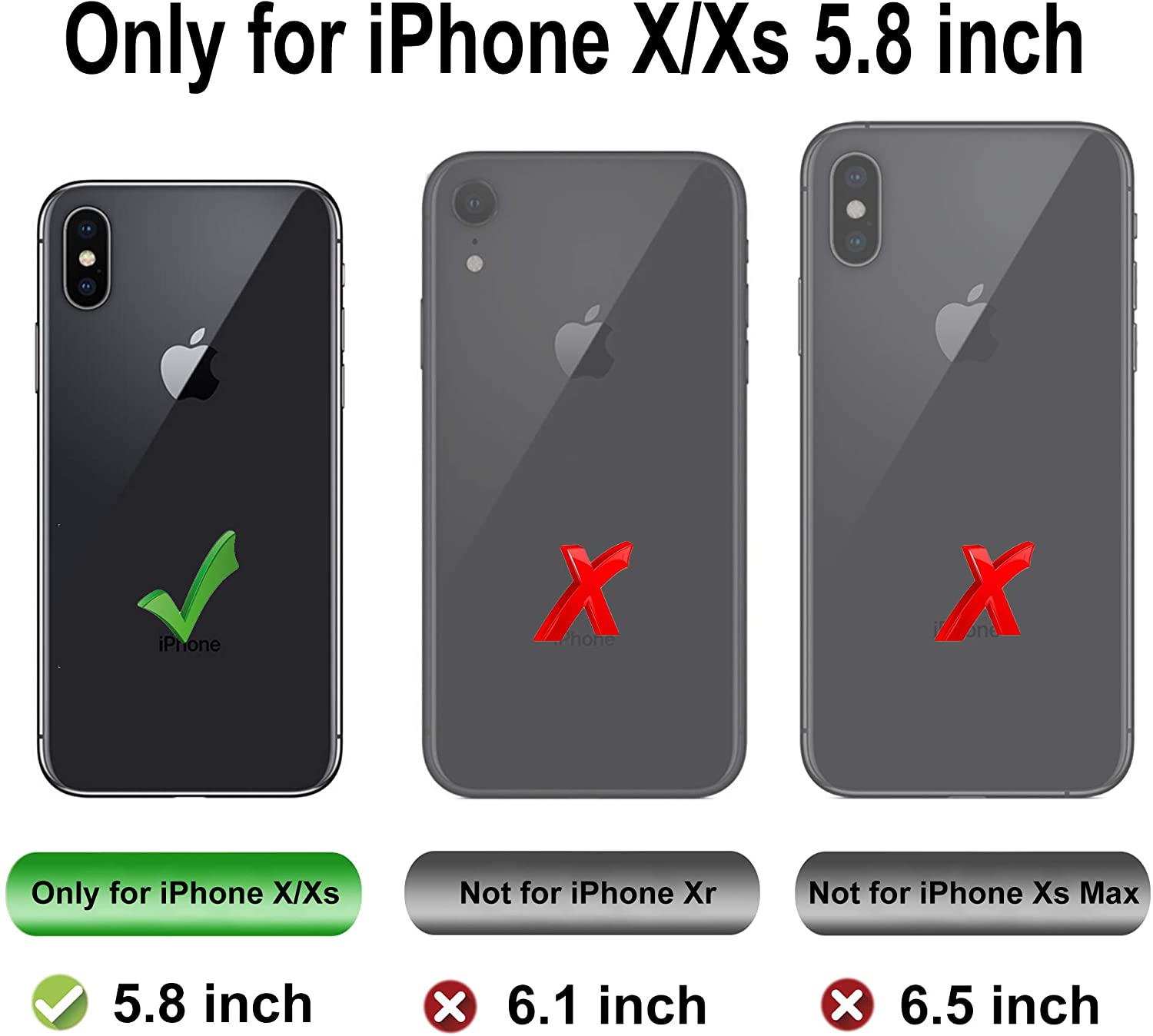 Waterproof Case for iPhone X & XS - Shockproof, Dustproof Protection for Swimming, Beach & Outdoor Activities
