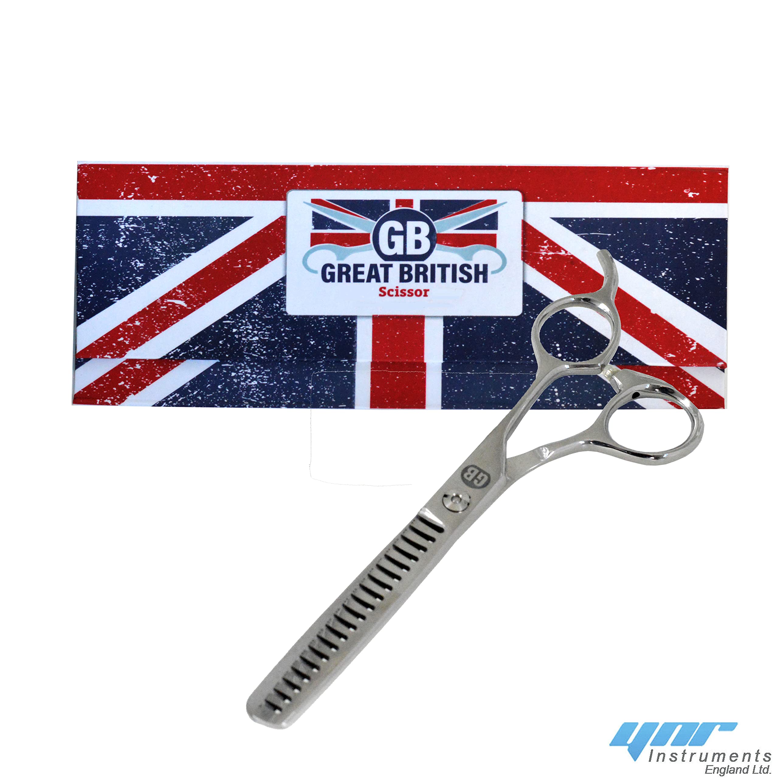 YNR Professional 6.5 Inch Barber Scissors - Razor Sharp Hairdressing Shears with 19 Teeth for Salon & Home Hair Cutting | Perfect for Texture Cuts, Styling & Precision Trimming