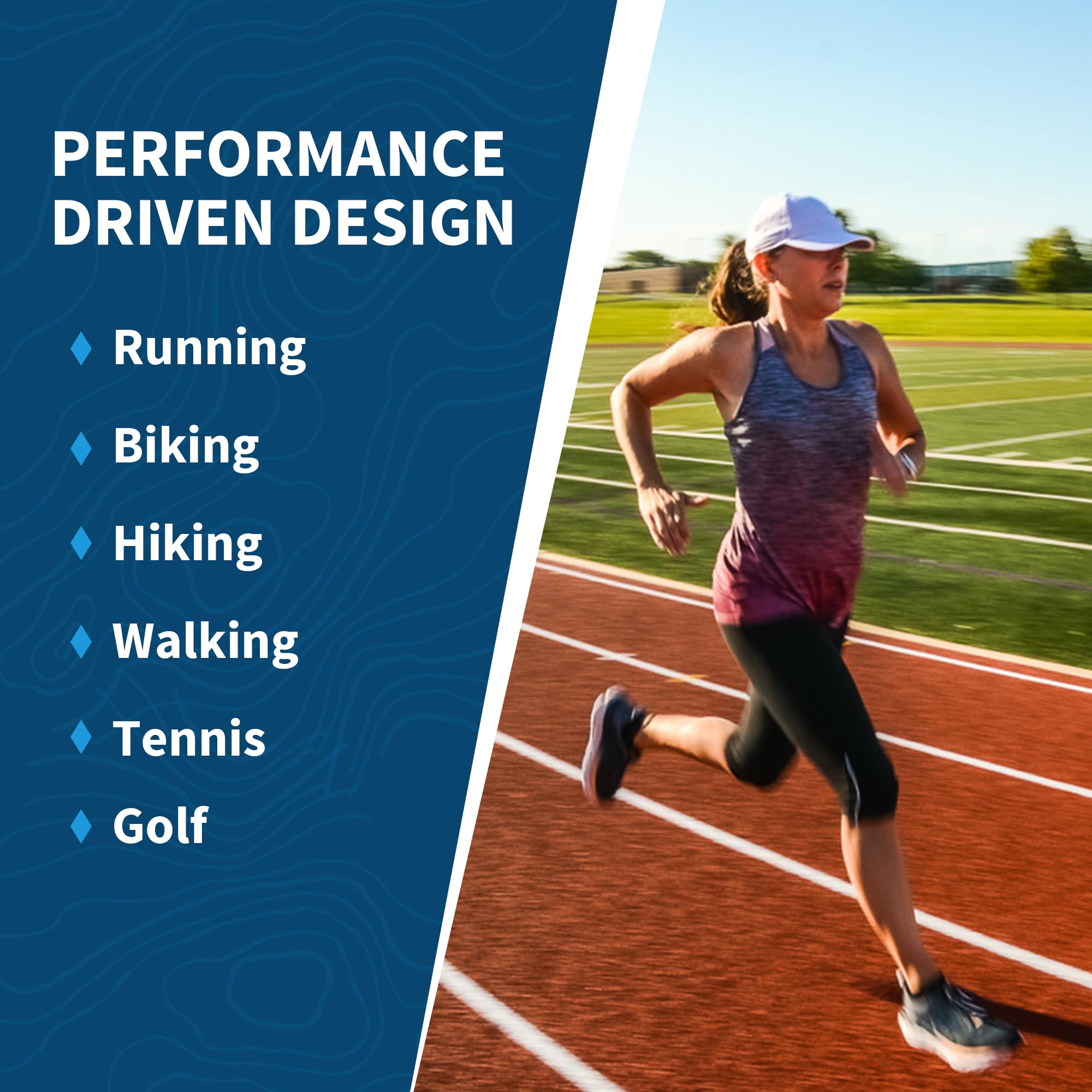 TrailHeads Women's UV Protection Running Hats - 50+ UPF Sun Hats for Outdoor Sports, Summer Baseball Caps for Tennis, Golf, Gym & Workout - Perfect for Hiking, Jogging & Beach Activities