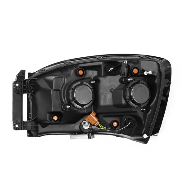 06-08 Dodge Ram NOVA Series LED Projector Headlights - Alpha Black - High Performance Replacement Headlights for Off-Road & Night Driving