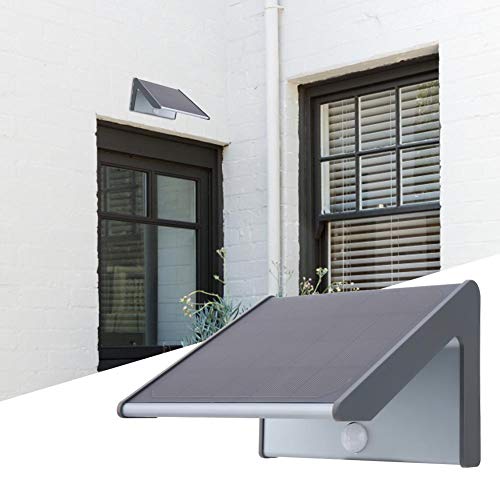 Solar Powered LED Wall Light with Motion Sensor - Waterproof Outdoor Lighting for Garden, Porch, Courtyard, Pathway & Security (Perfect for Nighttime Safety and Energy-Efficient Landscape Illumination)