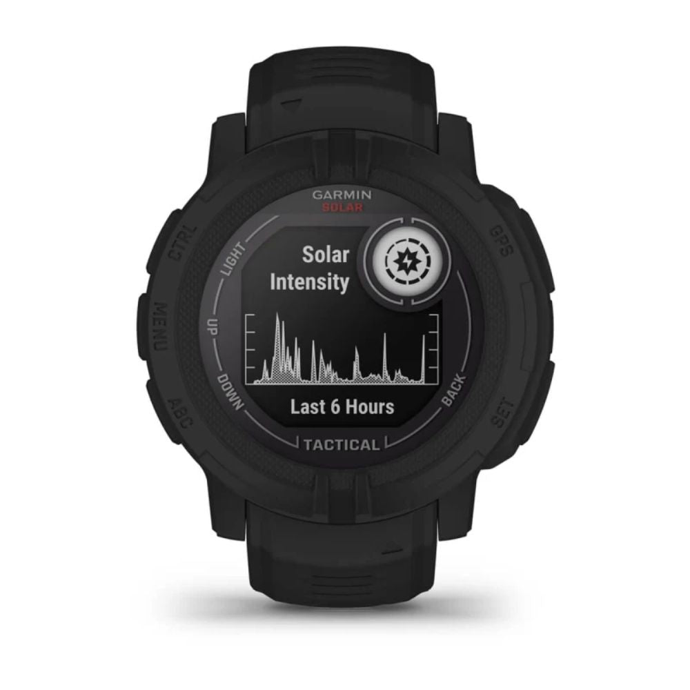 Garmin Instinct 2 Solar Tactical Smartwatch - Military-Grade GPS Watch with Jumpmaster Mode & NVG Compatibility | Outdoor Adventure, Hiking, Running & Tactical Use