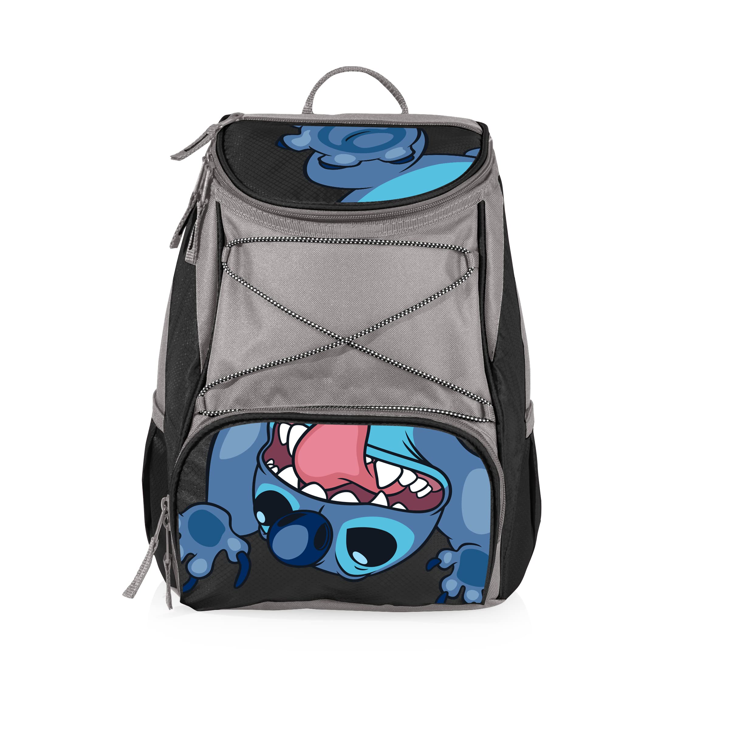 **Disney Lilo & Stitch Insulated Backpack Cooler – Soft Picnic Lunch Bag with Black & Gray Accents – Perfect for Beach, Camping & Outdoor Adventures**