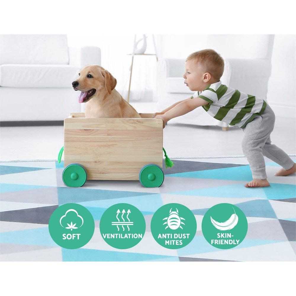 Artiss 200x290cm Modern Short Pile Area Rug - Non-Slip Living Room Carpet for Bedroom, Home Decor & High Traffic Areas
