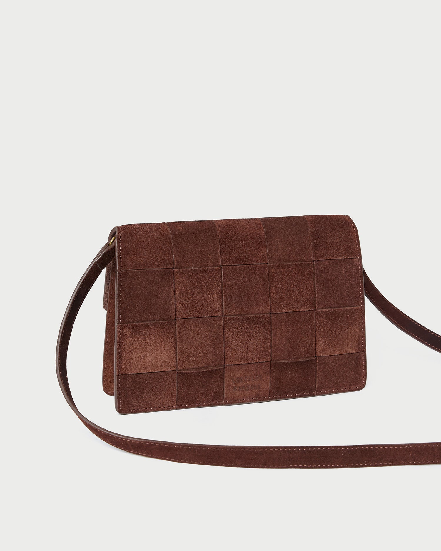 Delphine Espresso Woven Suede Shoulder Bag for Women - Stylish Crossbody Purse with Adjustable Strap - Perfect for Work, Travel & Everyday Use