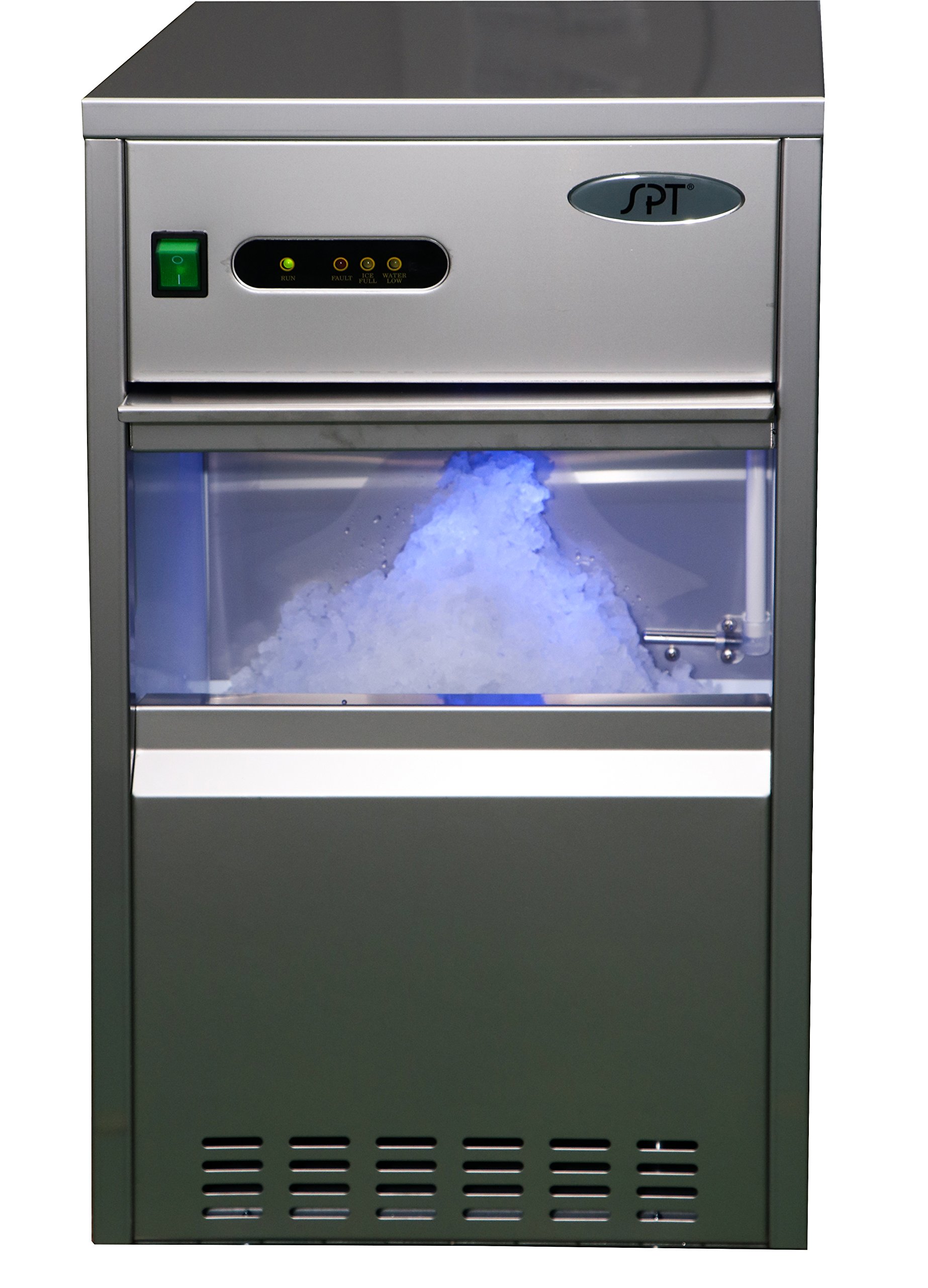 SZB-20 Commercial Automatic Flake Ice Machine - 500 lbs/Day, Stainless Steel, Energy Efficient - Perfect for Restaurants, Bars, and Food Preservation