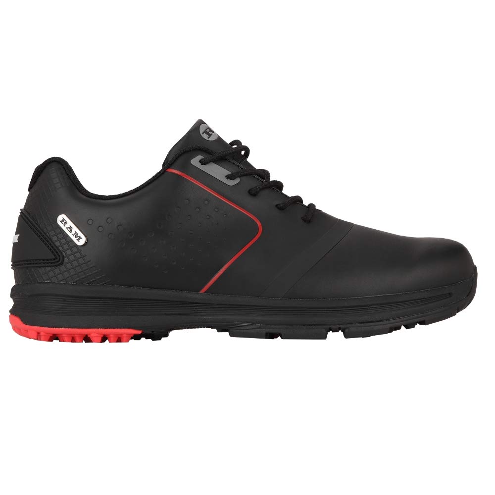 Ram Golf Player Men's Waterproof Golf Shoes - Spiked Traction for All-Weather Performance | Ideal for Wet Conditions & Tournament Play