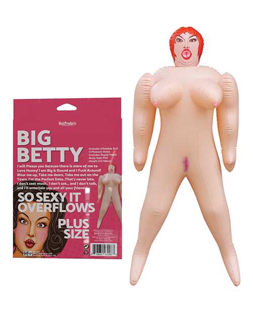 Big Betty 5.5 ft Inflatable Doll - Realistic Vanilla Blonde Sex Doll for Adults | Perfect for Bachelor Parties, Adult Entertainment & Prank Gifts