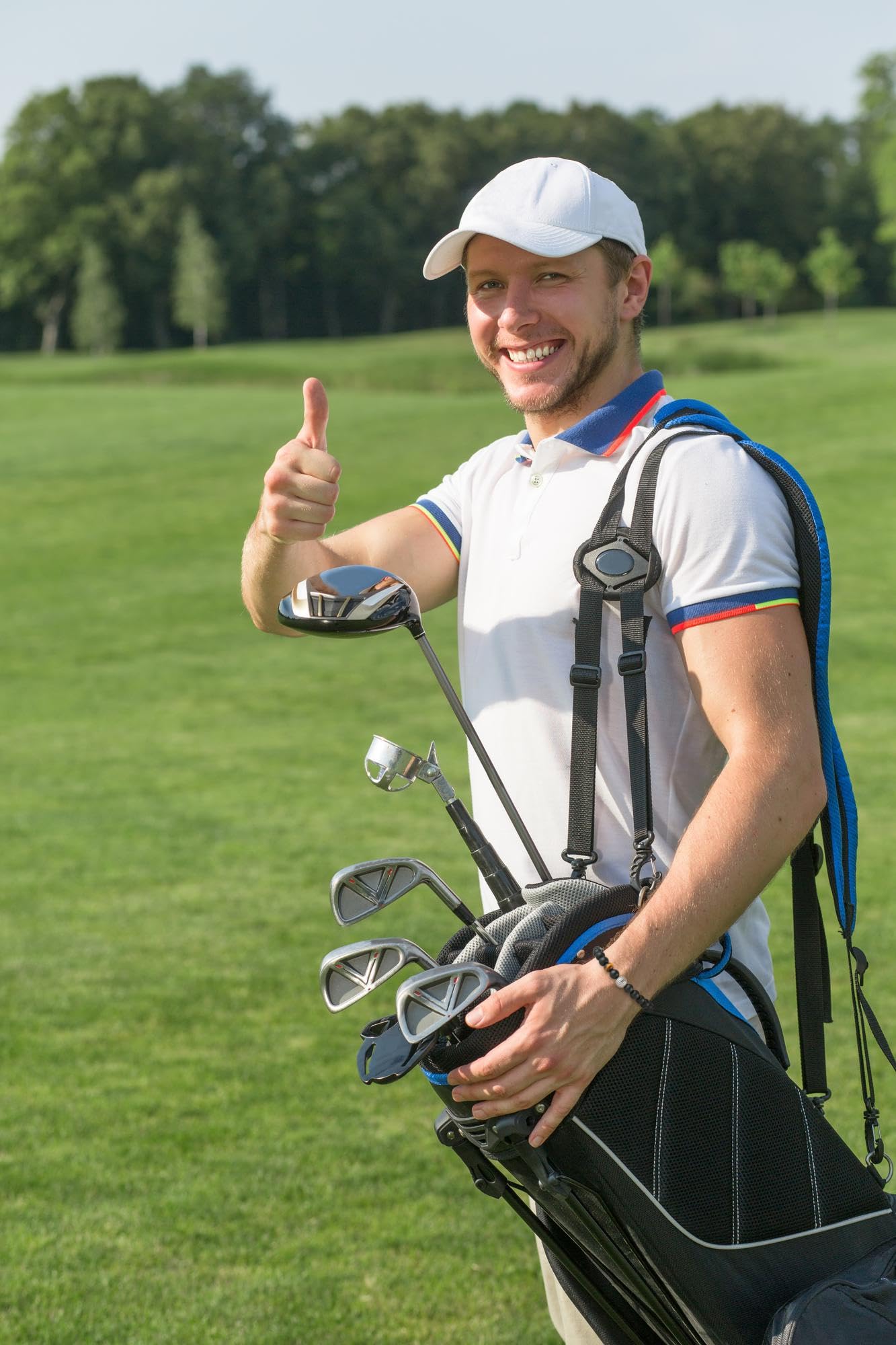 Stylish Golf Bracelet for Men - Premium Golf Accessories & Unique Christmas Birthday Gifts for Golf Lovers - Perfect for On-Course Wear & Casual Everyday Style