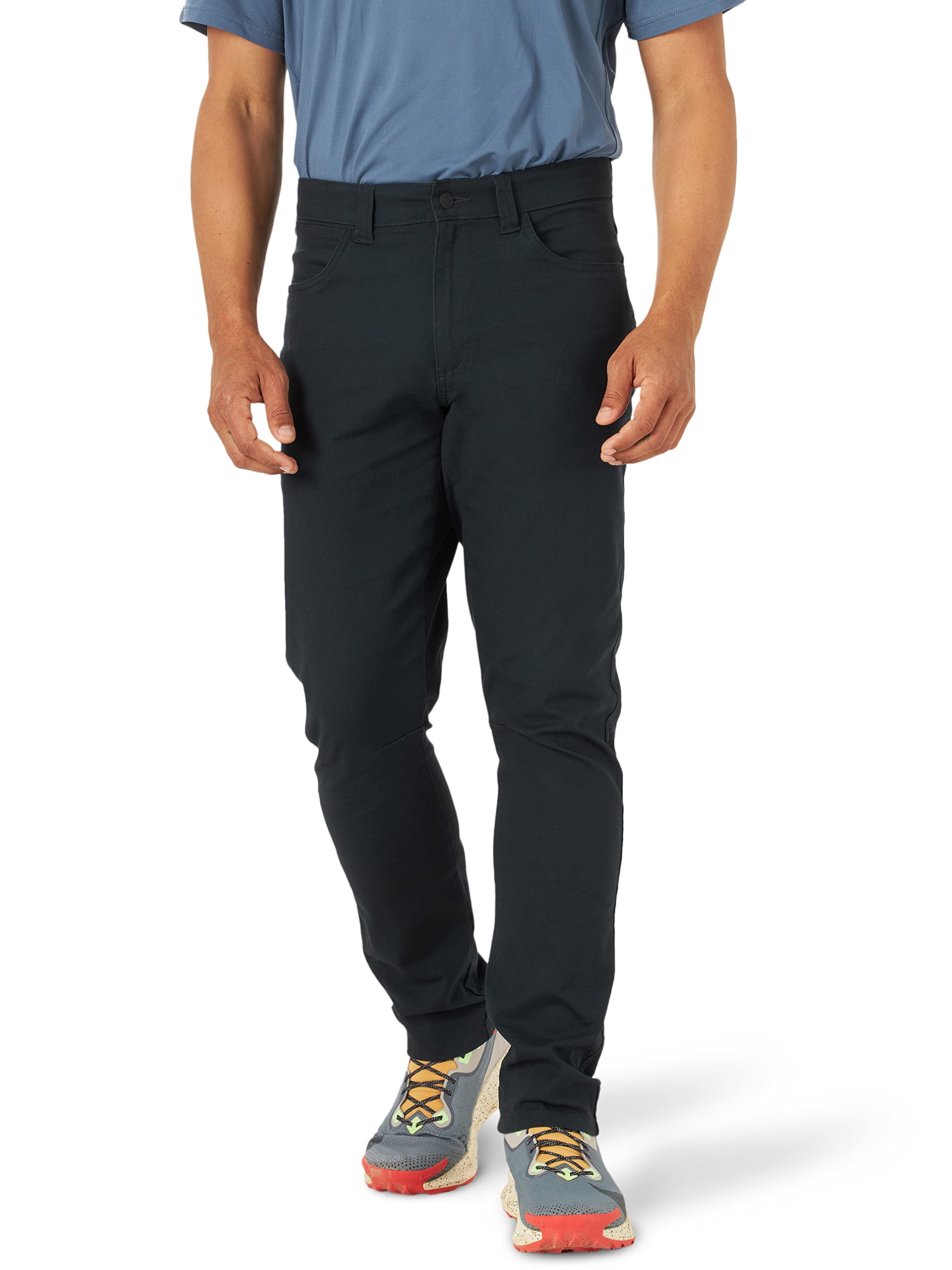ATG by Wrangler Men's 5 Pocket Outdoor Pants - Durable Hiking & Work Pants for Camping, Fishing & Outdoor Adventures