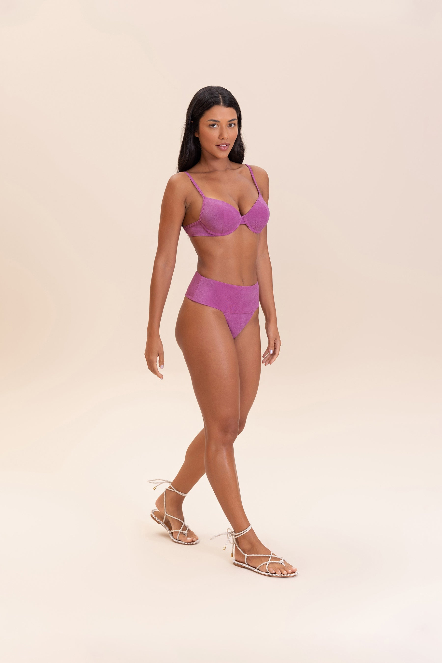 Spell Half Cup Bikini Top - Sexy Swimwear for Women, Adjustable Straps & Push Up Design - Perfect for Beach, Pool Party & Summer Vacation