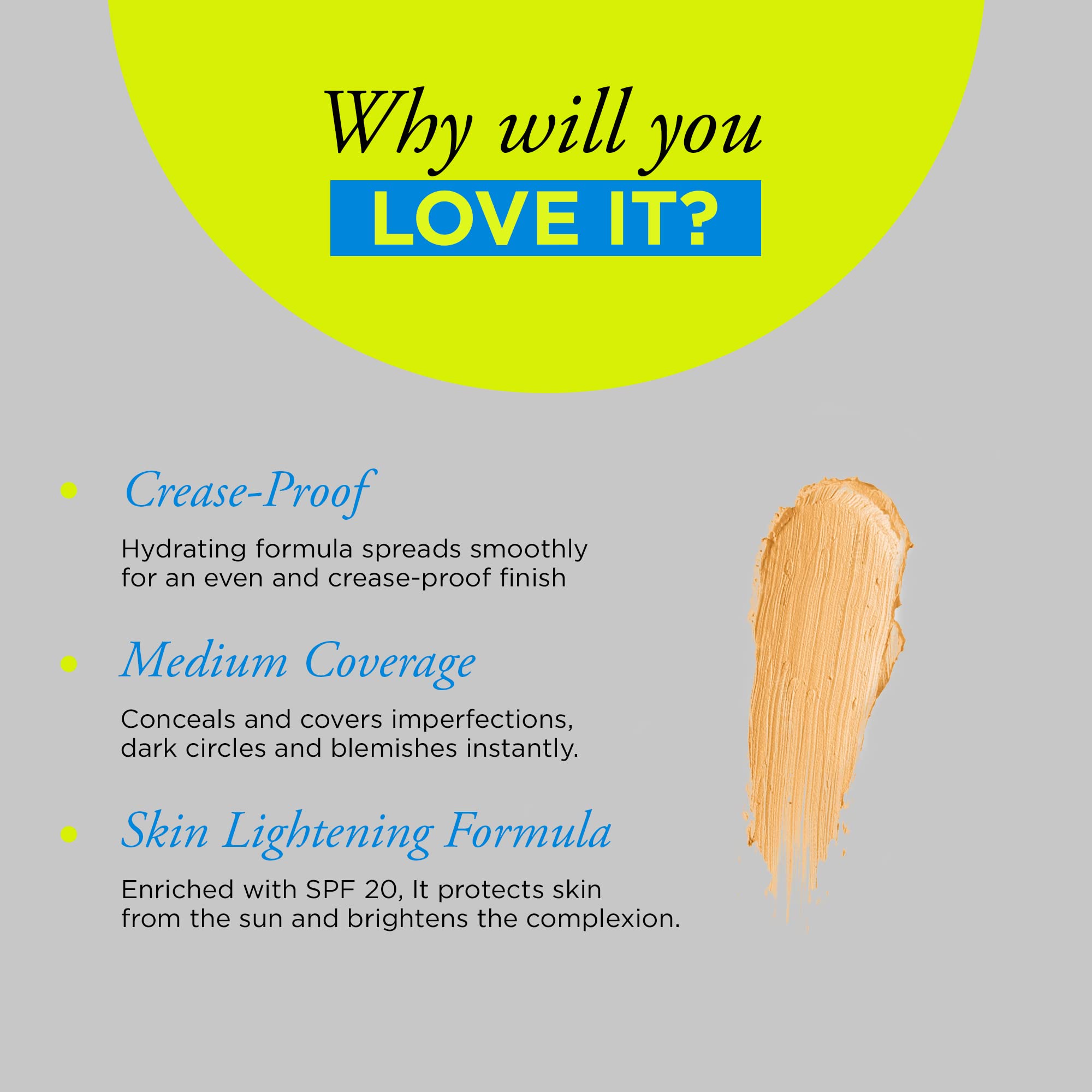 Shryoan Full Coverage Face & Body Concealer - Long Lasting, Waterproof & Natural Finish for All-Day Wear | Perfect for Daily Makeup, Special Occasions & Photo Shoots