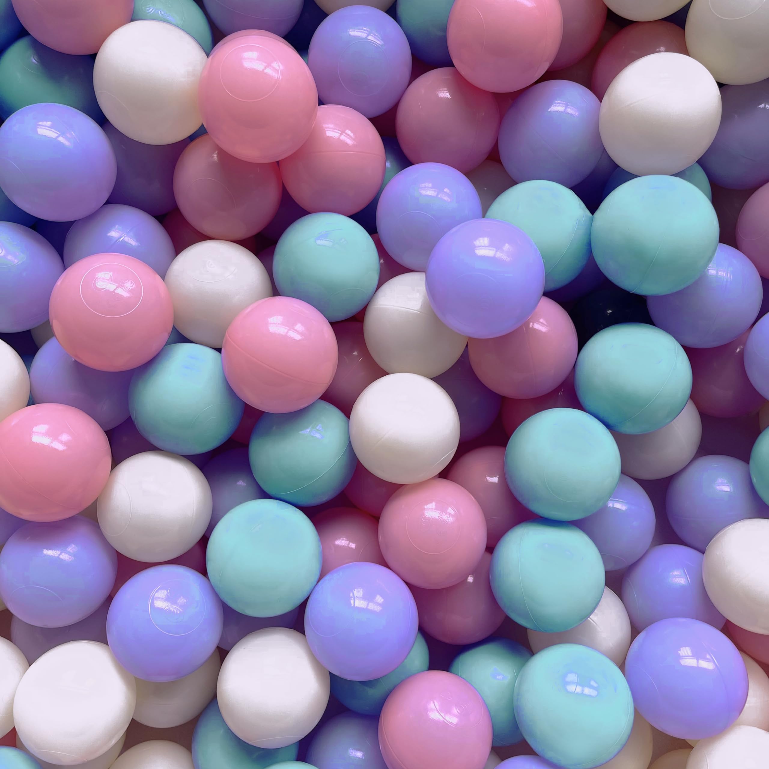 200/500/1000/2000 Count Soft Plastic Ball Pit Balls for Kids & Pets - BPA Free 2.2 Inch Play Pit Balls for Toddler Playhouse, Dog Ball Pits, Birthday Parties & Indoor Play Areas