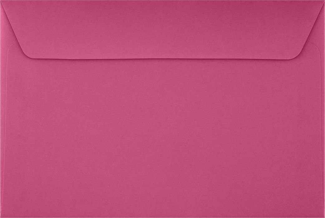 LUXPaper 6 x 9 Booklet Envelopes - Magenta Pink, 80lb. Text Weight, Pack of 500 | Perfect for Wedding Invitations, Business Mailers, and Greeting Cards