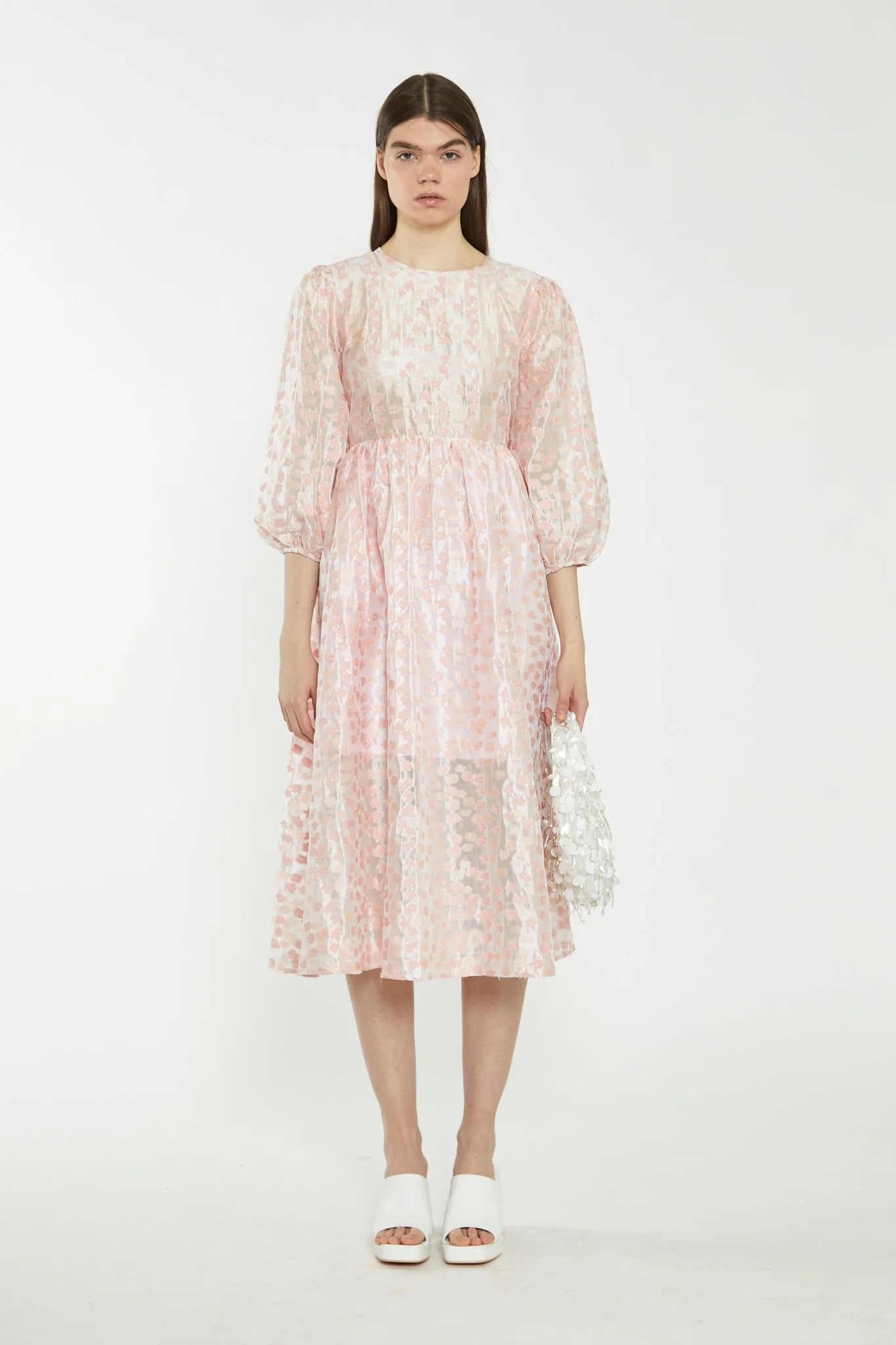 Elegant Pink Floral Dress for Women - Summer Casual & Party Wear - Perfect for Dates, Weddings, and Outdoor Events