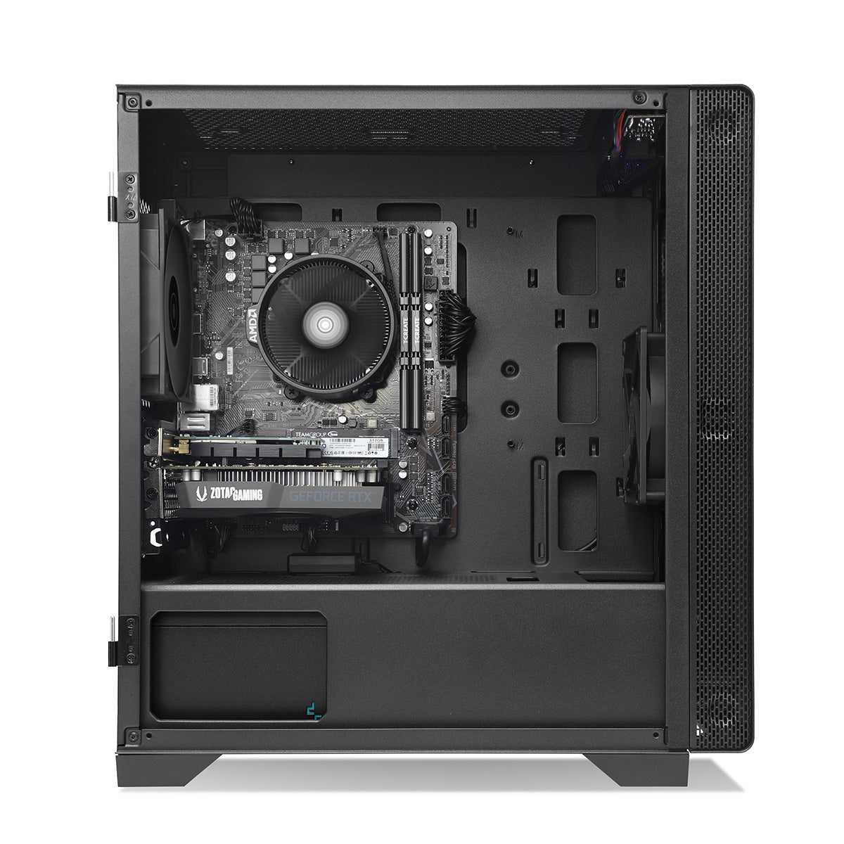 Dagger SWIFT RTX 3060 Gaming PC with Ryzen 5 5600T Processor - High Performance Desktop Computer for 1080p & 1440p Gaming, Streaming & Content Creation