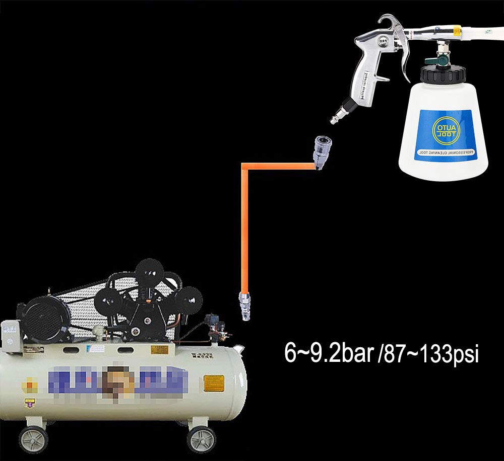 CPROSP Tornado Car Washer - High Pressure Car Cleaning Gun with Turbo Nozzle for Interior & Exterior Washing | Perfect for Home, Car Wash Stations & Auto Detailing
