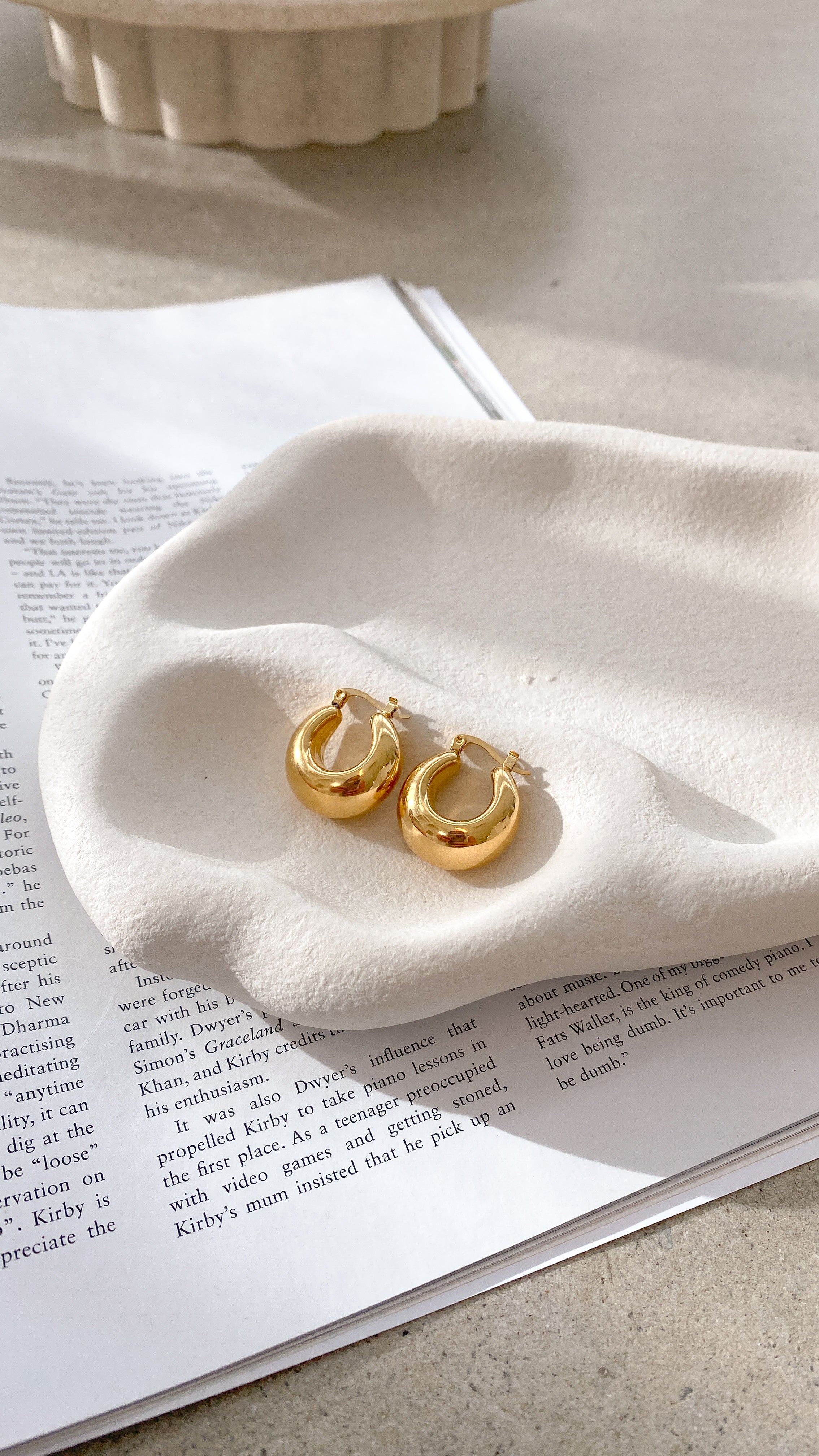 Forte Gold Hoop Earrings for Women - Elegant & Stylish Jewelry for Everyday Wear, Parties & Special Occasions