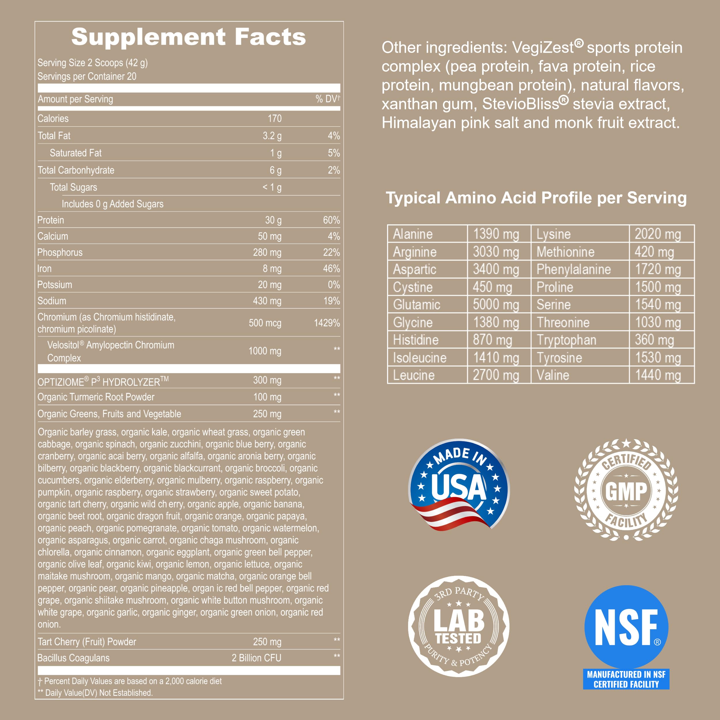 Vegan Sport Protein Powder Vanilla – 30g Plant-Based Protein with VELOSITOL, BCAAs, Organic Greens & Fruits, Probiotics, Tart Cherry for Post Workout Recovery | Inform Sports Certified Keto-Friendly | 20 Servings | Ideal for Athletes, Gym Enthusiasts & Healthy Lifestyle