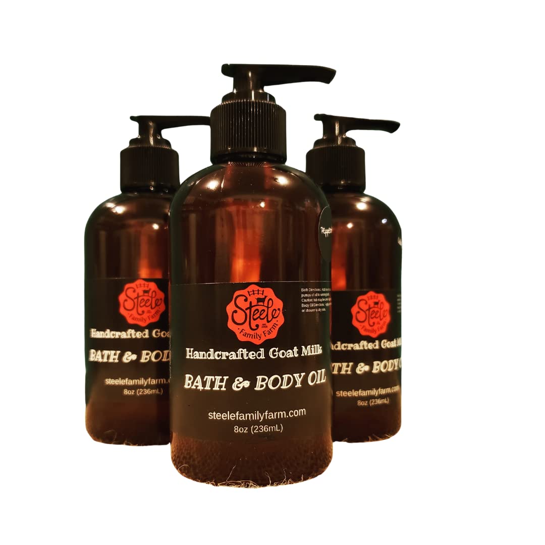 Luxurious Bath & Body Oil for Hydration & Relaxation - Organic Moisturizing Skin Care for Dry Skin - Perfect for Spa, Massage & Aromatherapy at Home