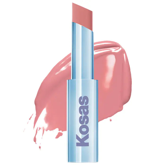 Kosas Hydrating Lip Gloss with Ceramides - Wet Stick™ for Moisturized, Shiny Lips | Perfect for Daily Wear, Makeup Looks & On-the-Go Hydration