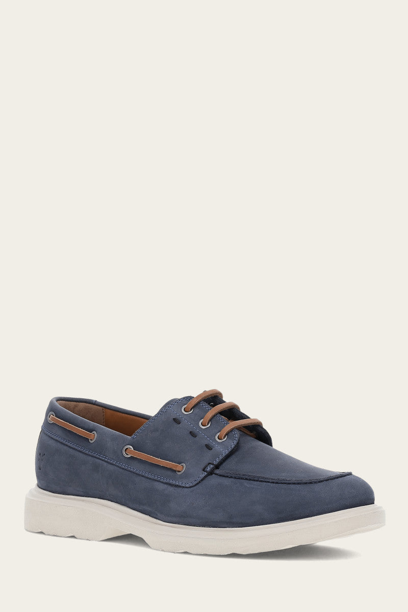 Connor Men's Classic Boat Shoes - Comfortable Leather Deck Shoes for Casual Wear, Sailing & Outdoor Activities