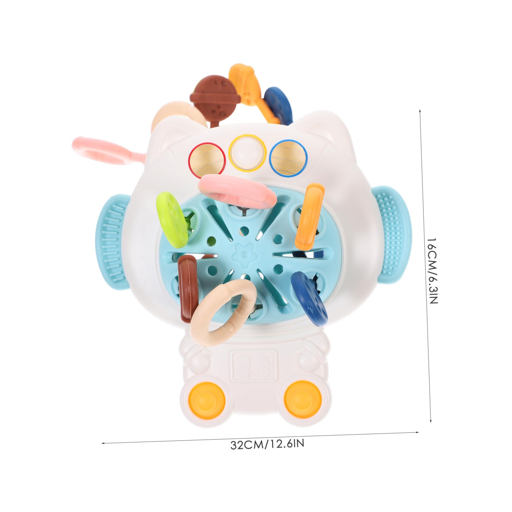 Vaguelly 3-Piece Sensory Bath Toys Set - Educational & Calming Drawstring Toys for Toddlers - Perfect for Bathtime Fun, Stress Relief & Early Learning Development