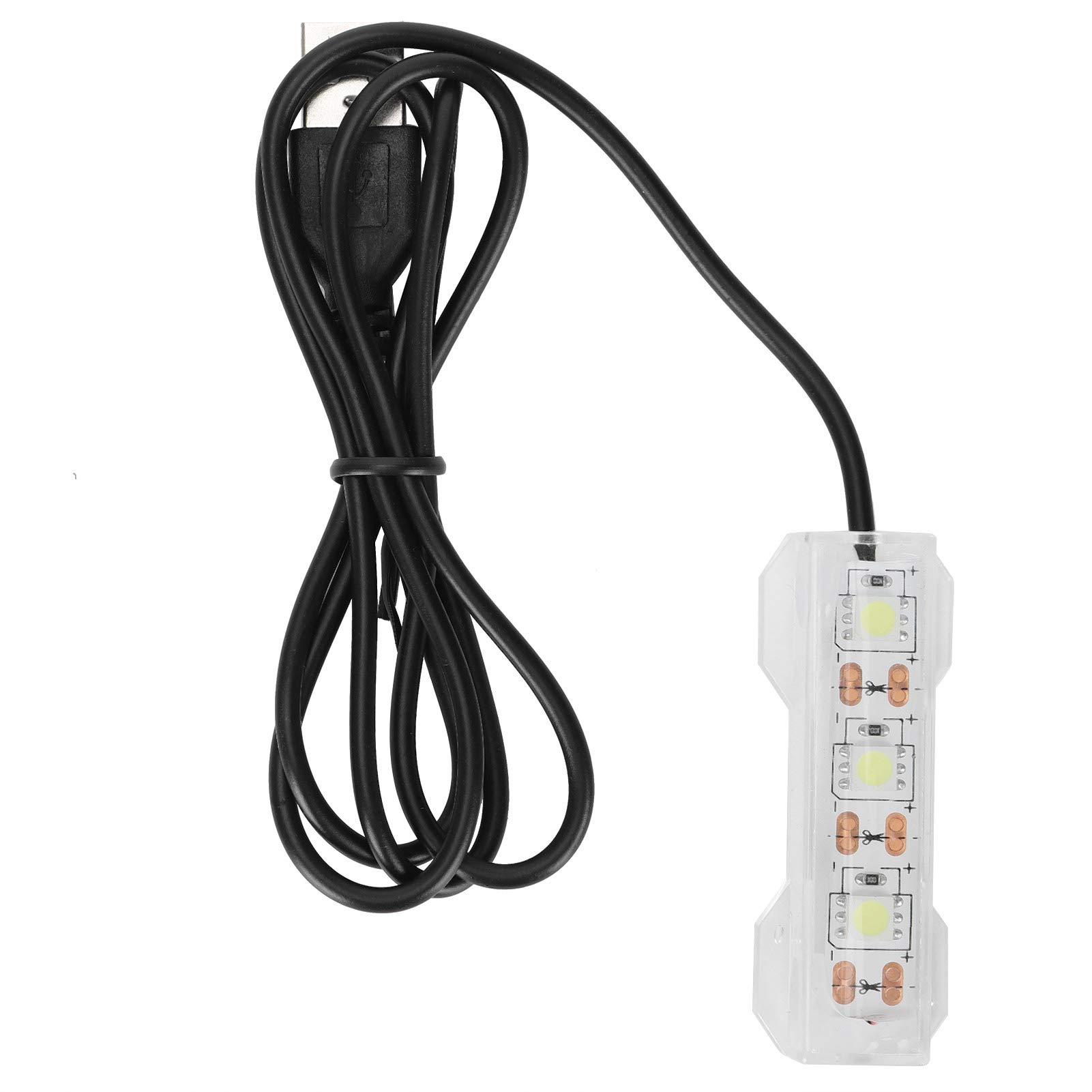 Pssopp LED Aquarium Light for Small Fish Tanks - Desktop Water Plant Grow Light with Soft LED for Mini Aquarium Decoration | Perfect for Betta Fish, Shrimp Tanks & Aquatic Plants