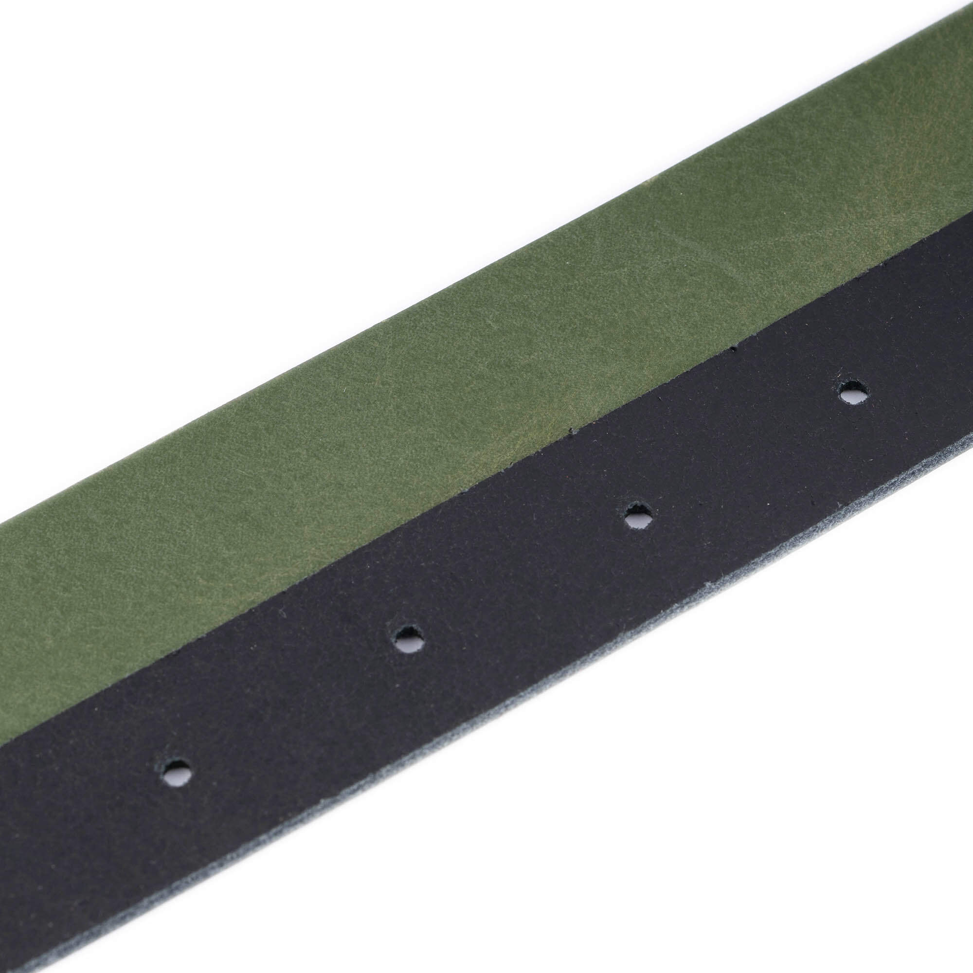 2.5 cm Genuine Green Leather Belt Strap Replacement for Dunhill Buckles - Premium Dress Belt for Men, Business & Formal Wear