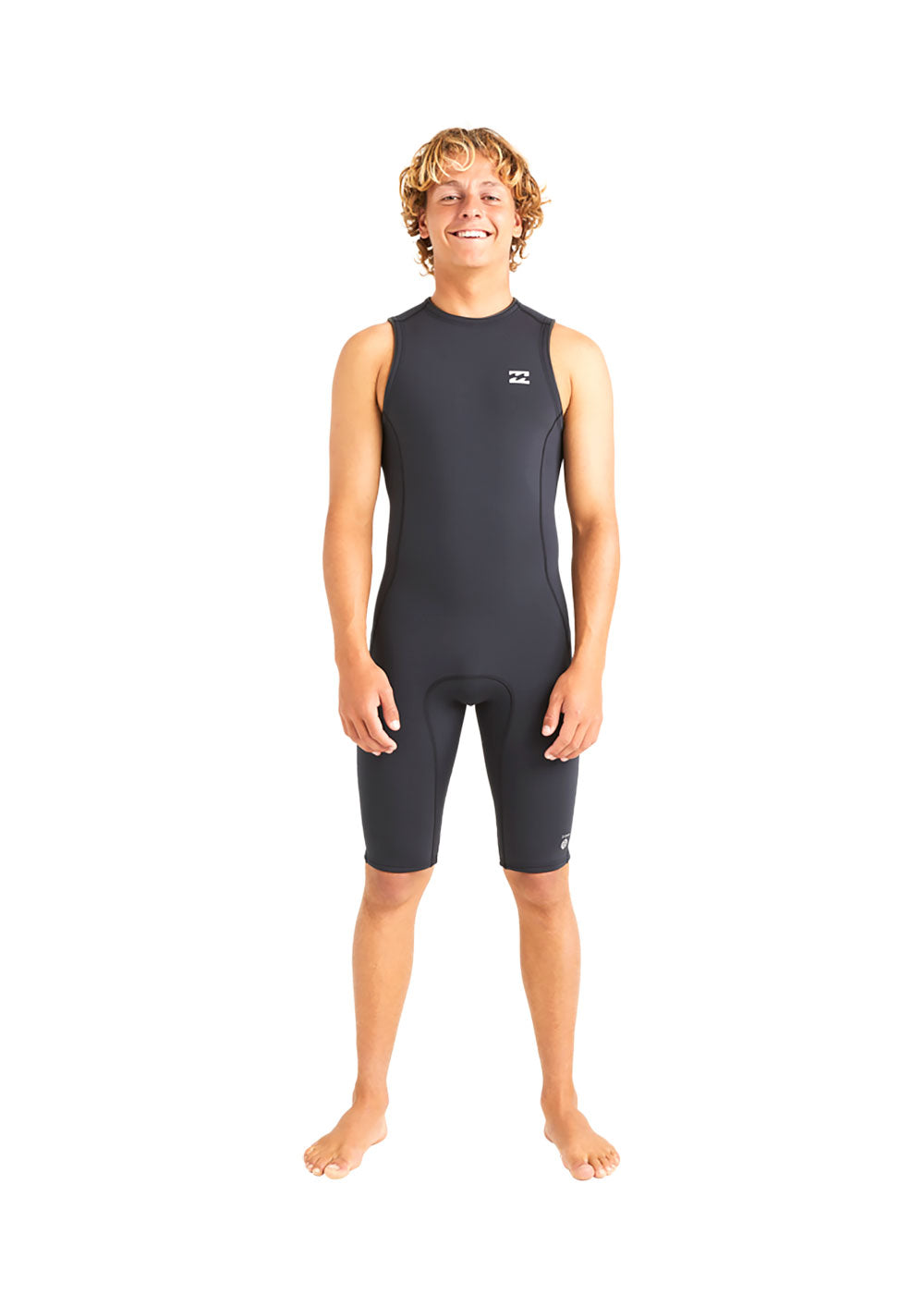 Billabong Men's 2mm Absolute Natural BZ FL Short John Wetsuit for Surfing, Diving & Water Sports - Comfortable Neoprene Wetsuit with UV Protection