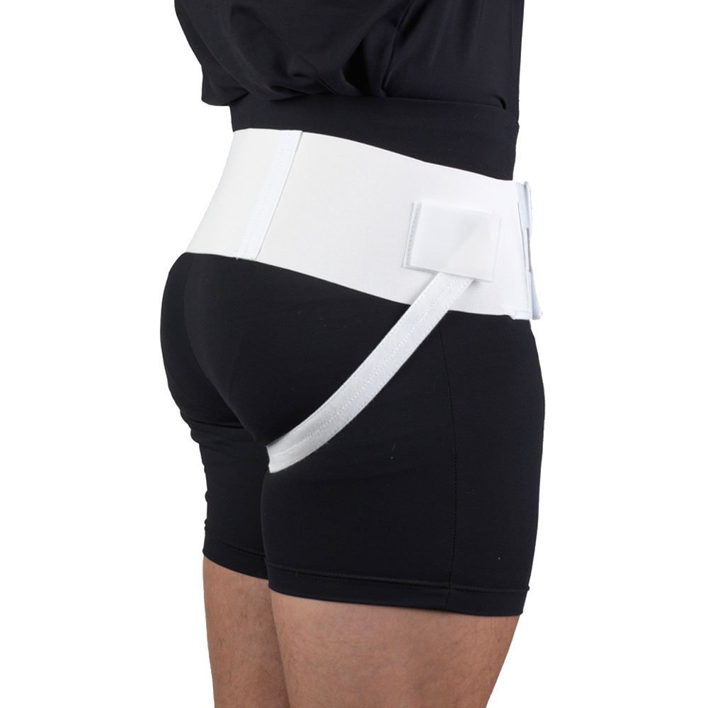 OTC Hernia Support Belt - Single Herniation Relief for Inguinal & Scrotal Treatment (Left/Right Side, Small Size) - Ideal for Daily Wear & Post-Surgery Recovery