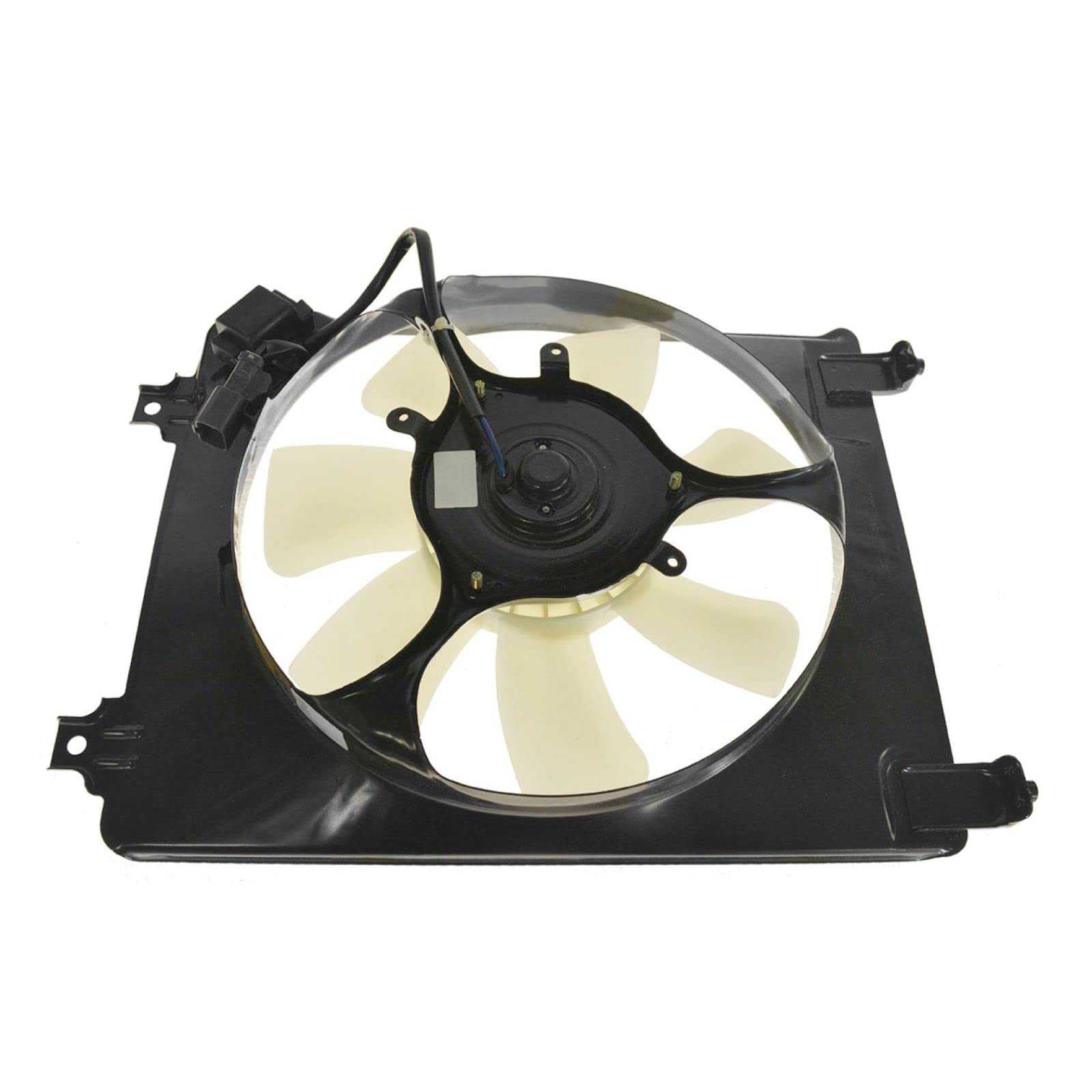 06-11 Honda Civic 1.8L AC Cooling Fan Radiator Condenser Assembly Pair - Replacement Auto Parts for AC System Repair | Perfect for Summer Driving & Hot Weather Conditions