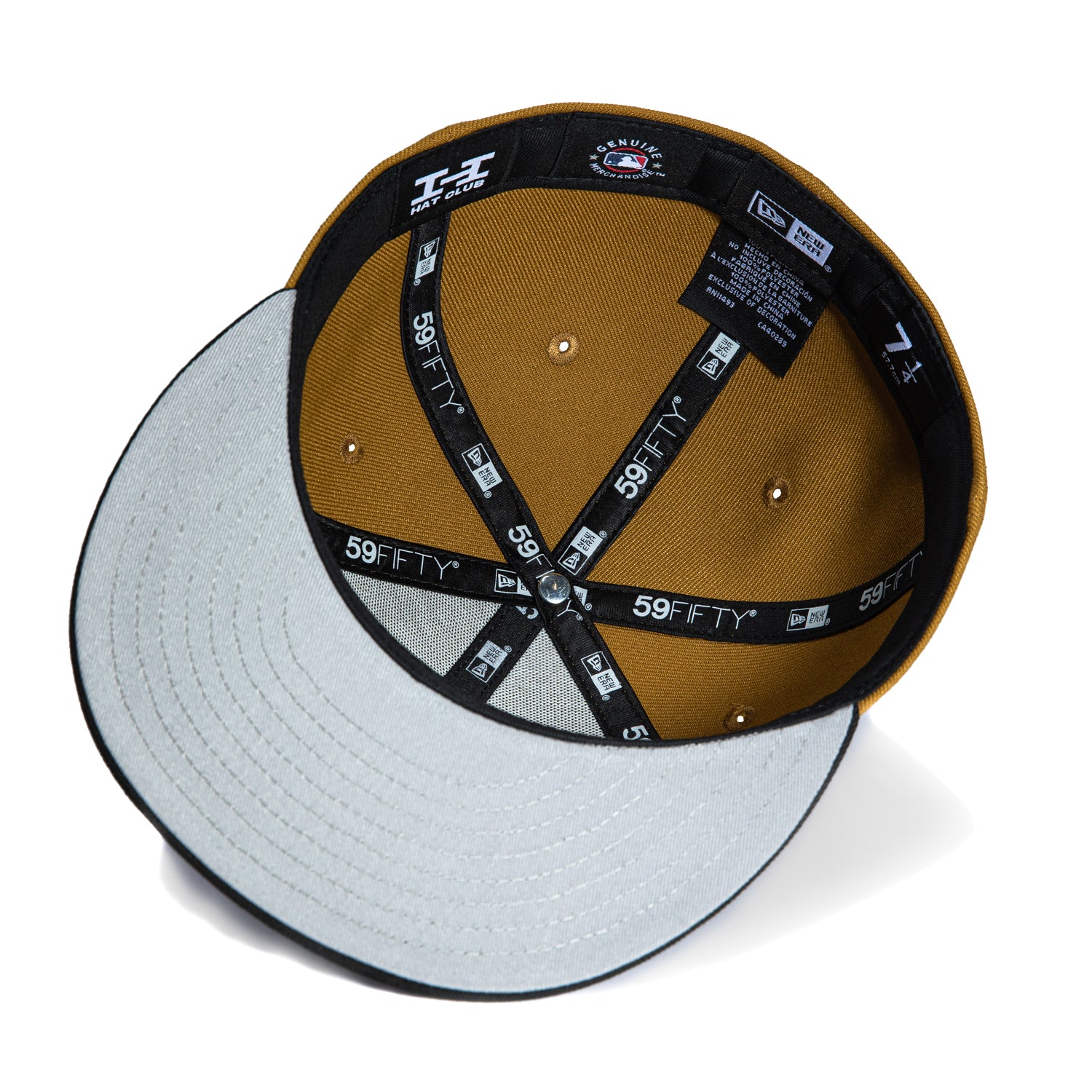 New Era 59Fifty Maxed Out New York Yankees Safari Hat - Gold & Black Baseball Cap for Men | Perfect for Baseball Games, Outdoor Adventures & Streetwear Fashion
